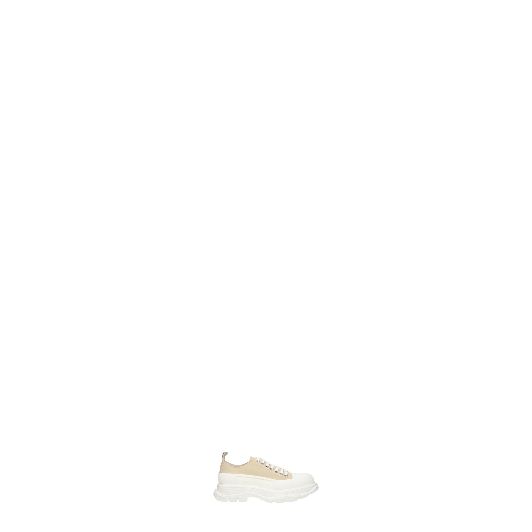 Alexander McQueen Sneakers Donna Tessuto Beige Sabbia