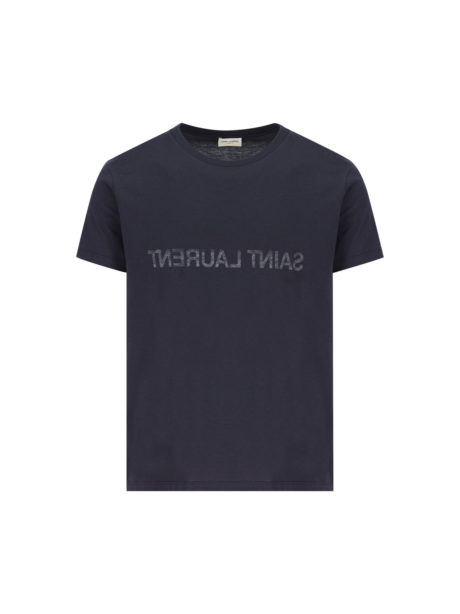 Saint Laurent T-Shirt Uomo Cotone Blu