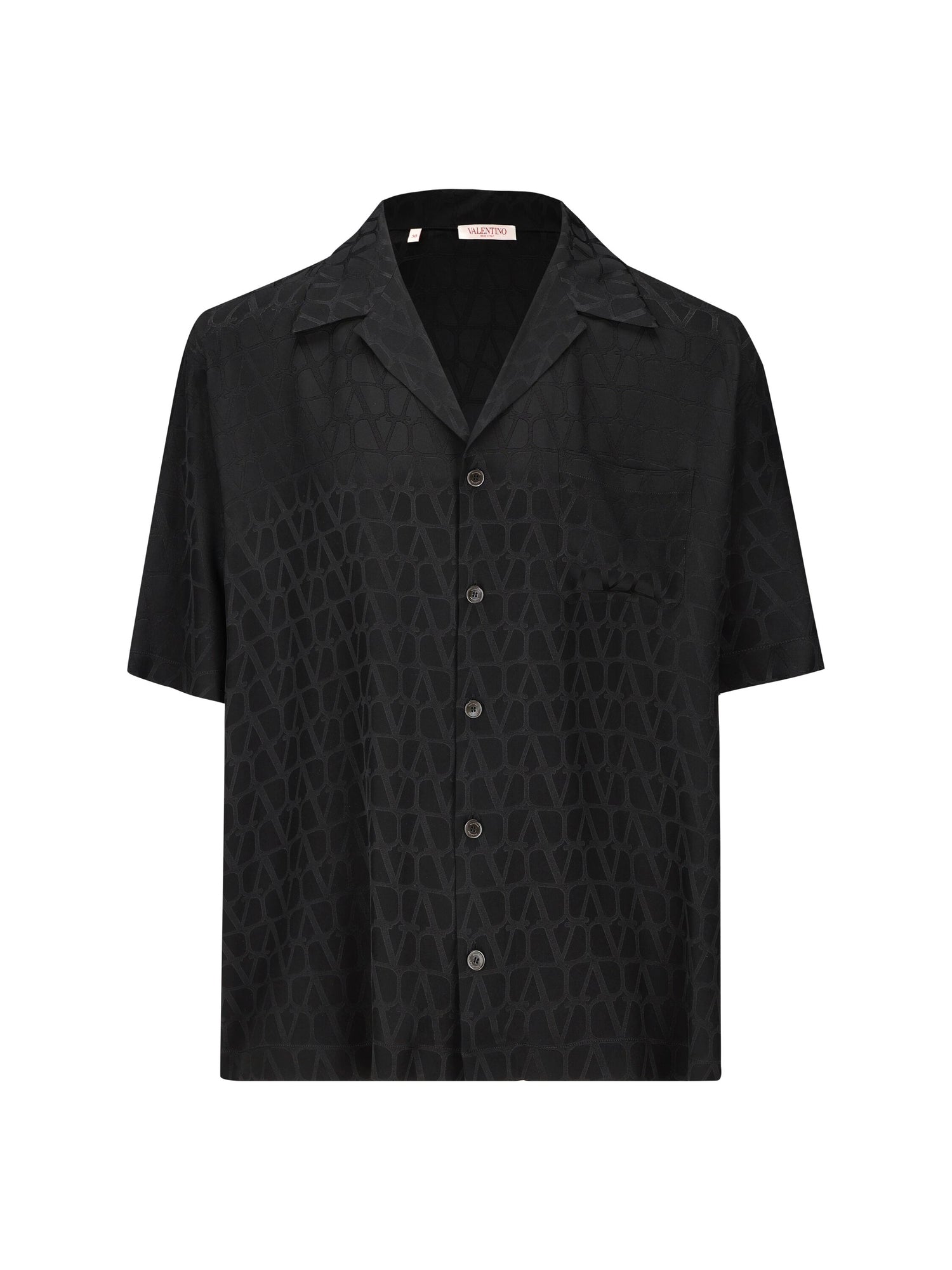 Valentino Garavani Camisas Hombre Seda Negro