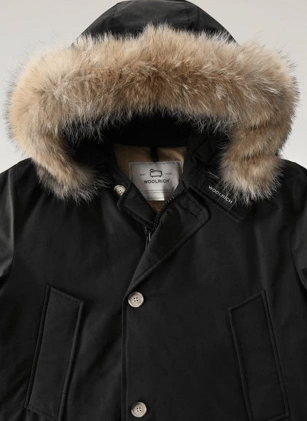 Woolrich Parka Arctic Uomo Cotone Nero