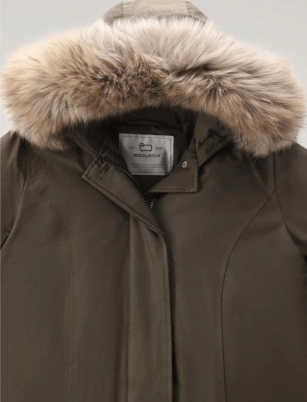 Woolrich Abbigliamento نساء قطن لون أخضر/أخضر غامق