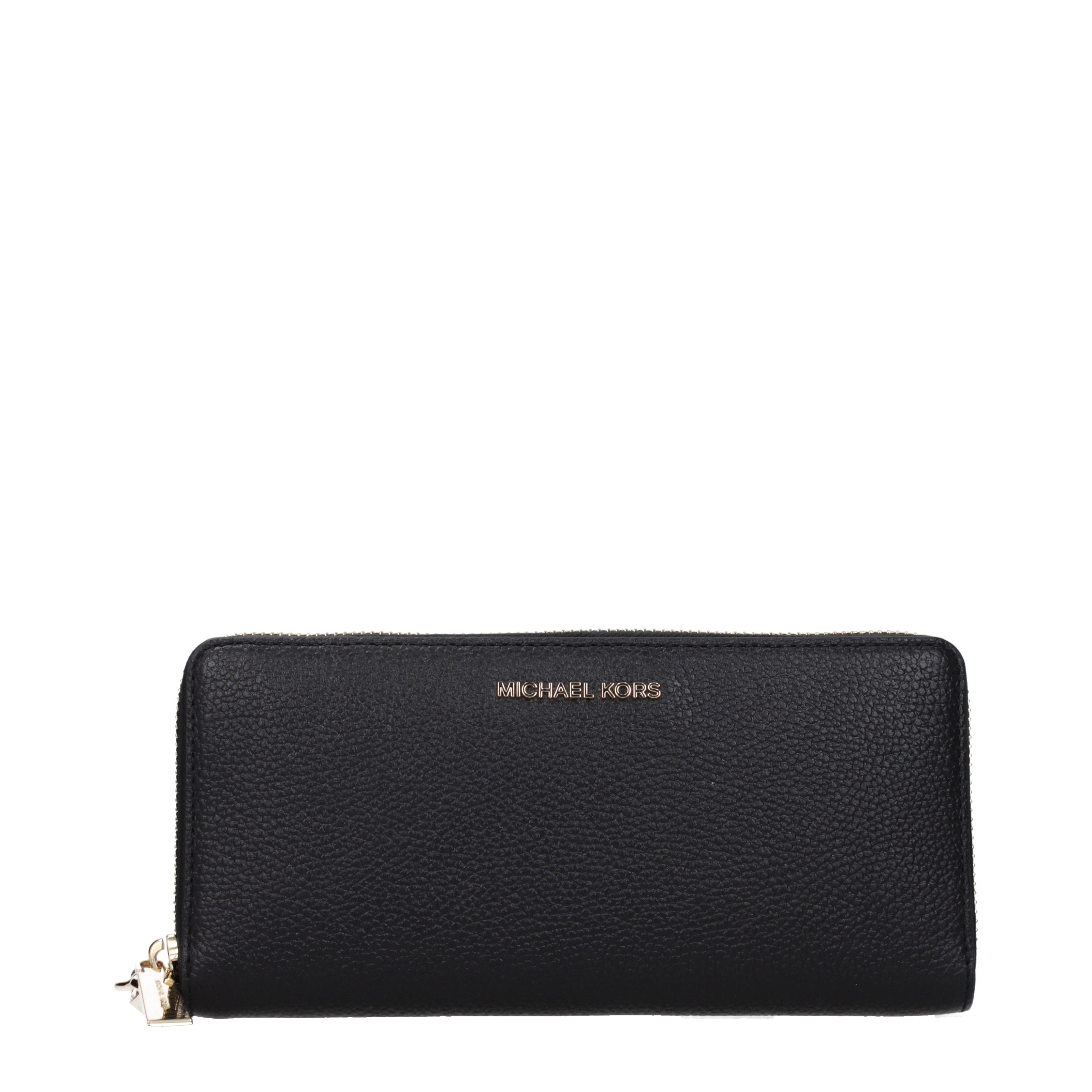 Michael Kors Wallets Women Leather Black B Exit B Exit top shop online