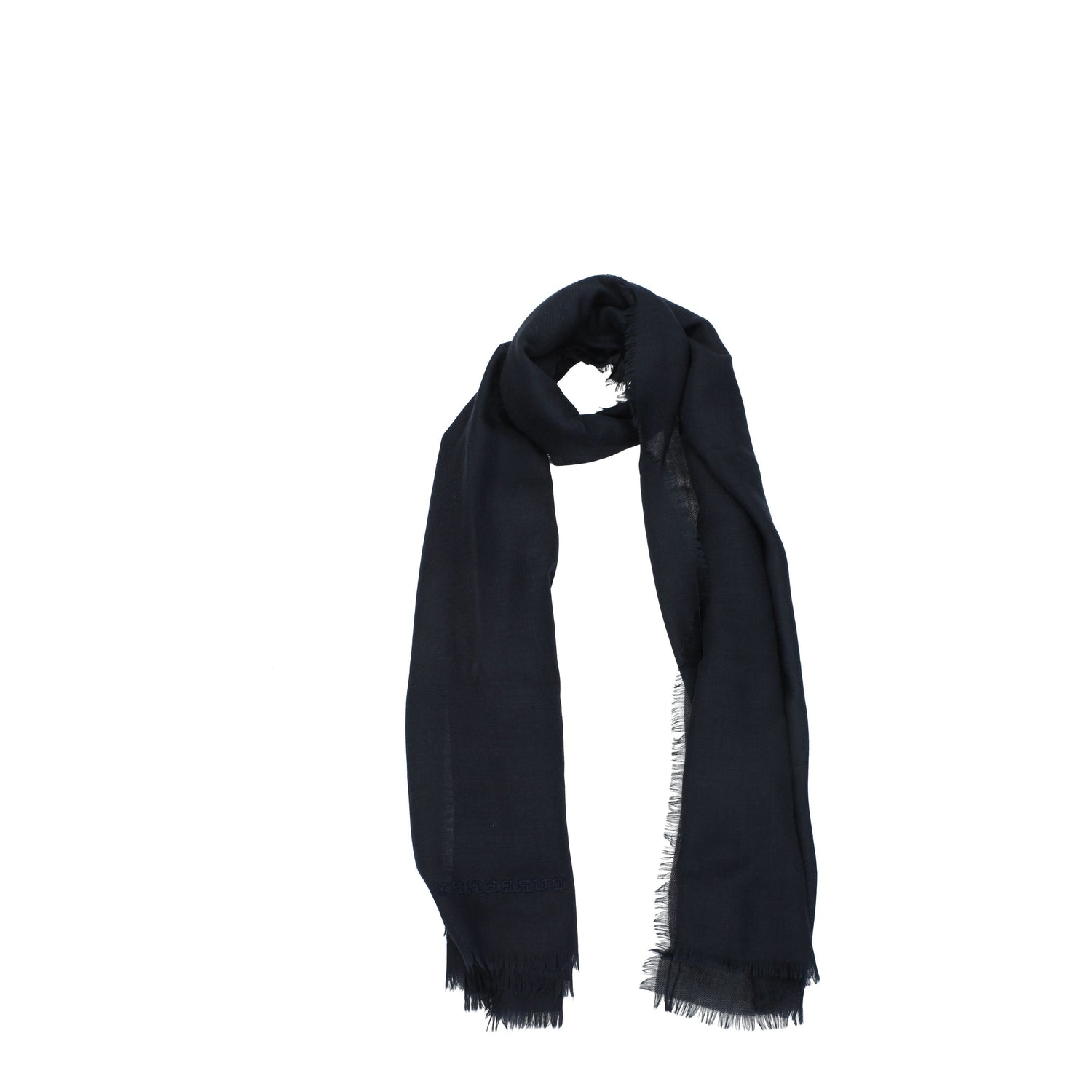 Burberry Foulard Donna Cashmire Blu Blu Navy