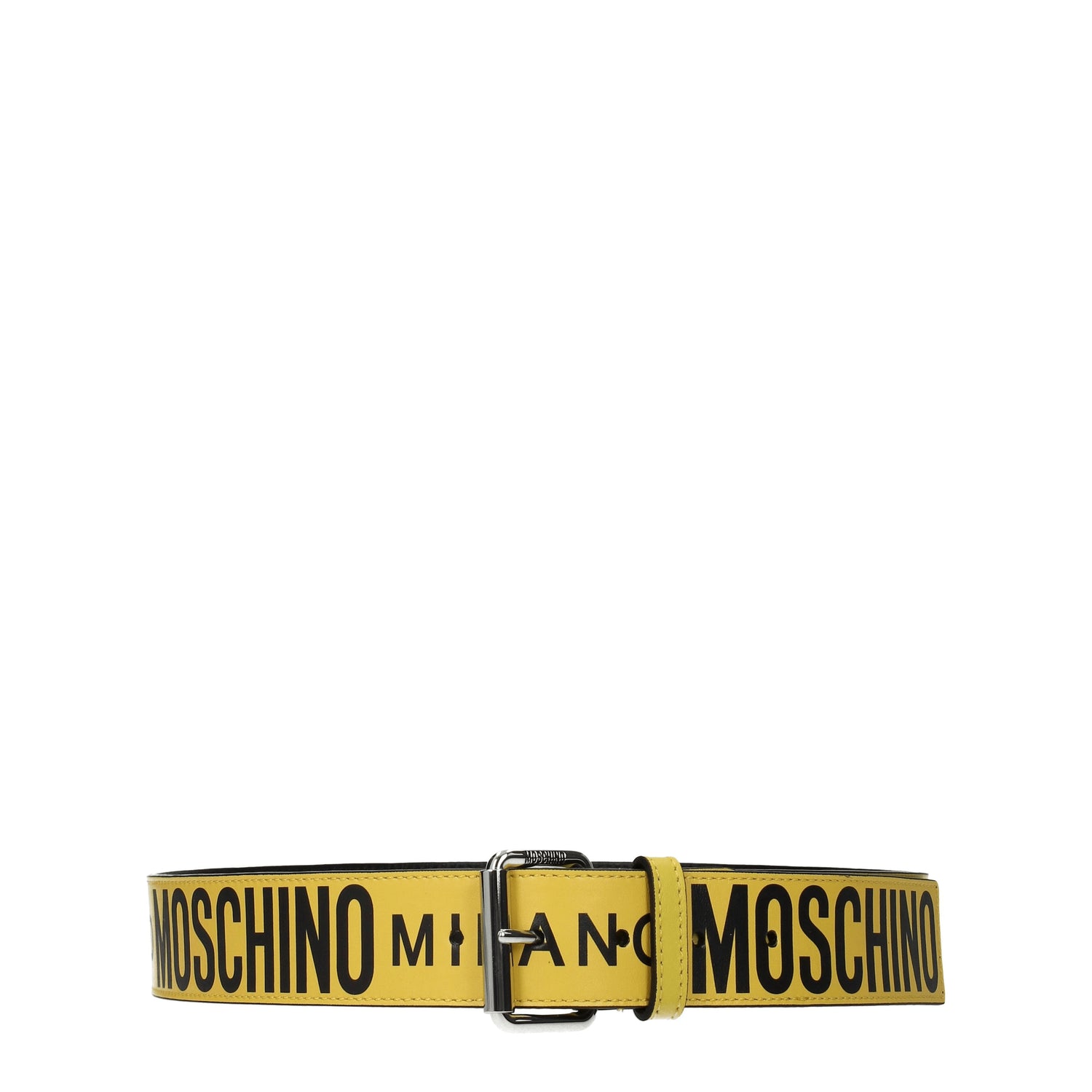 Moschino Cinture Regular Donna Pelle Giallo