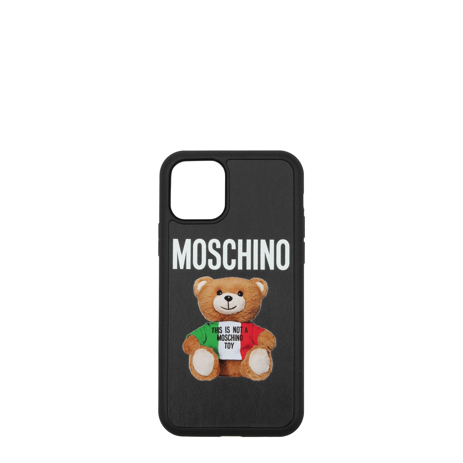 Moschino Porta iPhone iphone 11 Pro Donna Poliuretano Nero