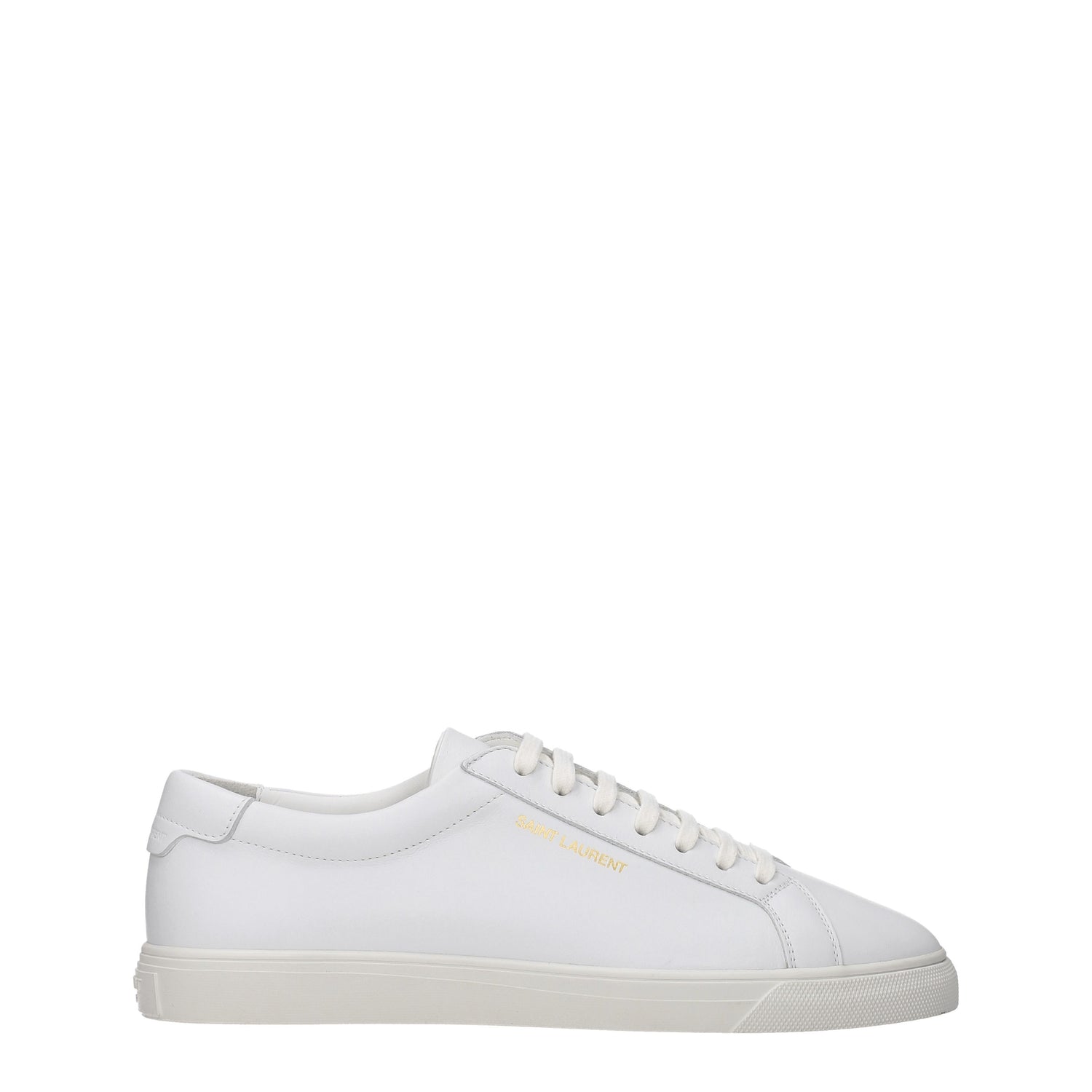 Saint Laurent Sneakers andy low top Donna Pelle Bianco Bianco Ottico