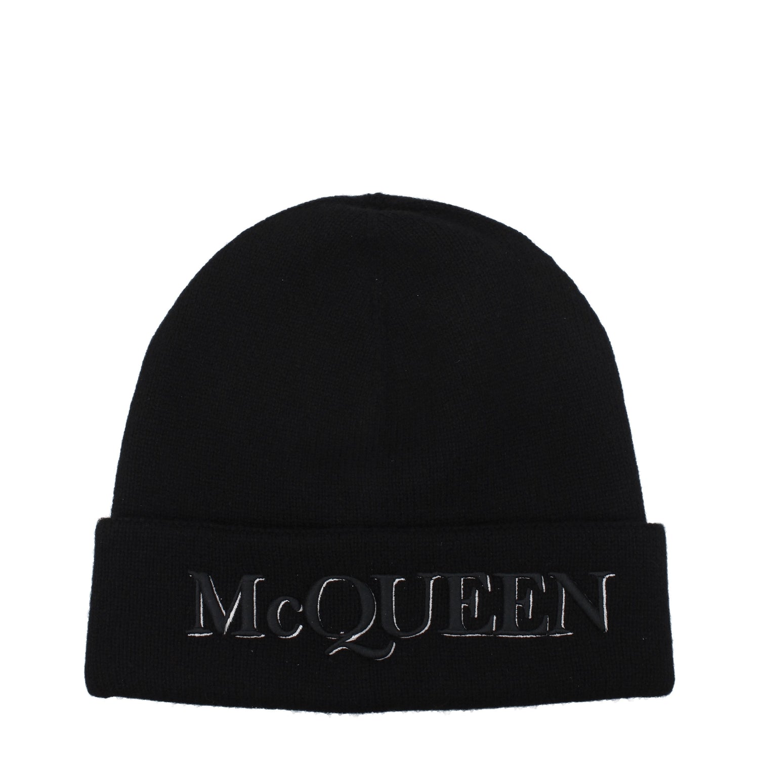 Alexander McQueen Cappelli Uomo Lana Nero