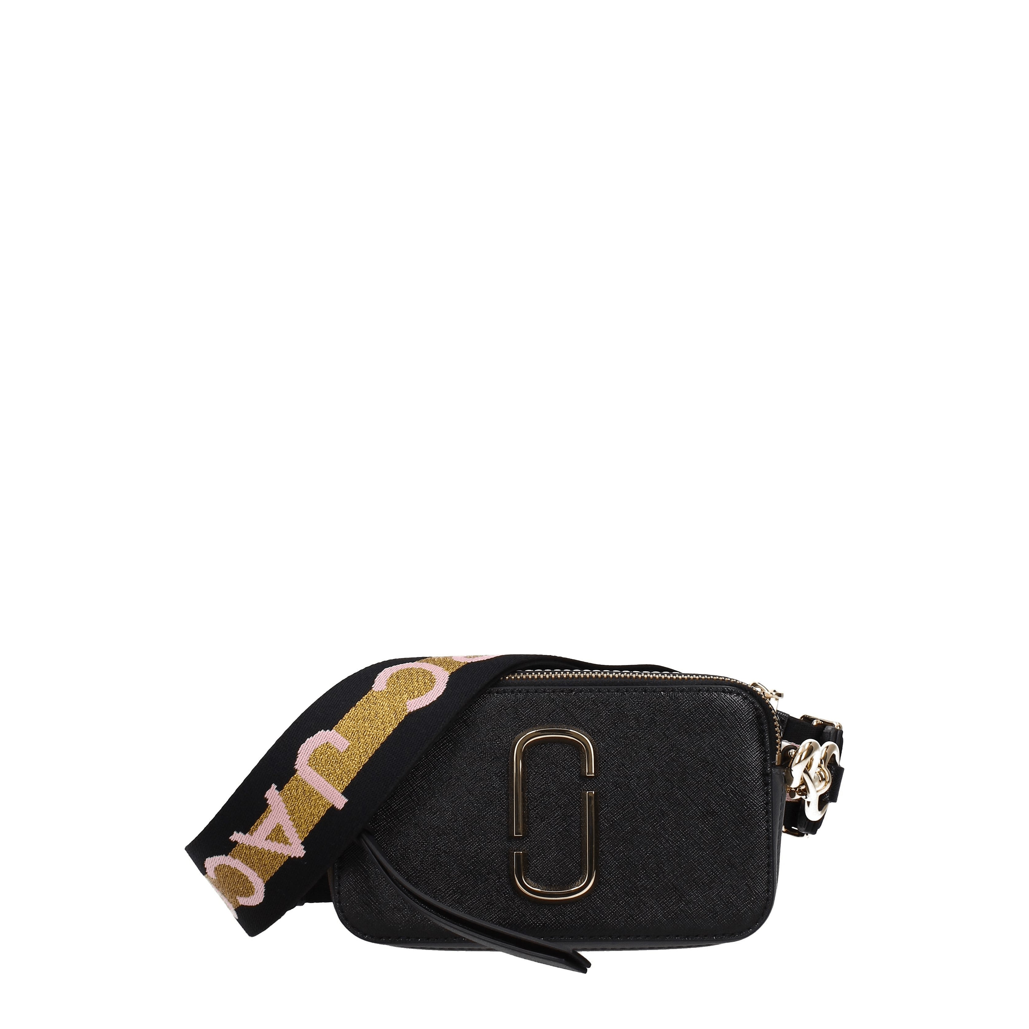 Marc Jacobs Crossbody Bags Women Leather Black Gold B Exit B Exit top shop online