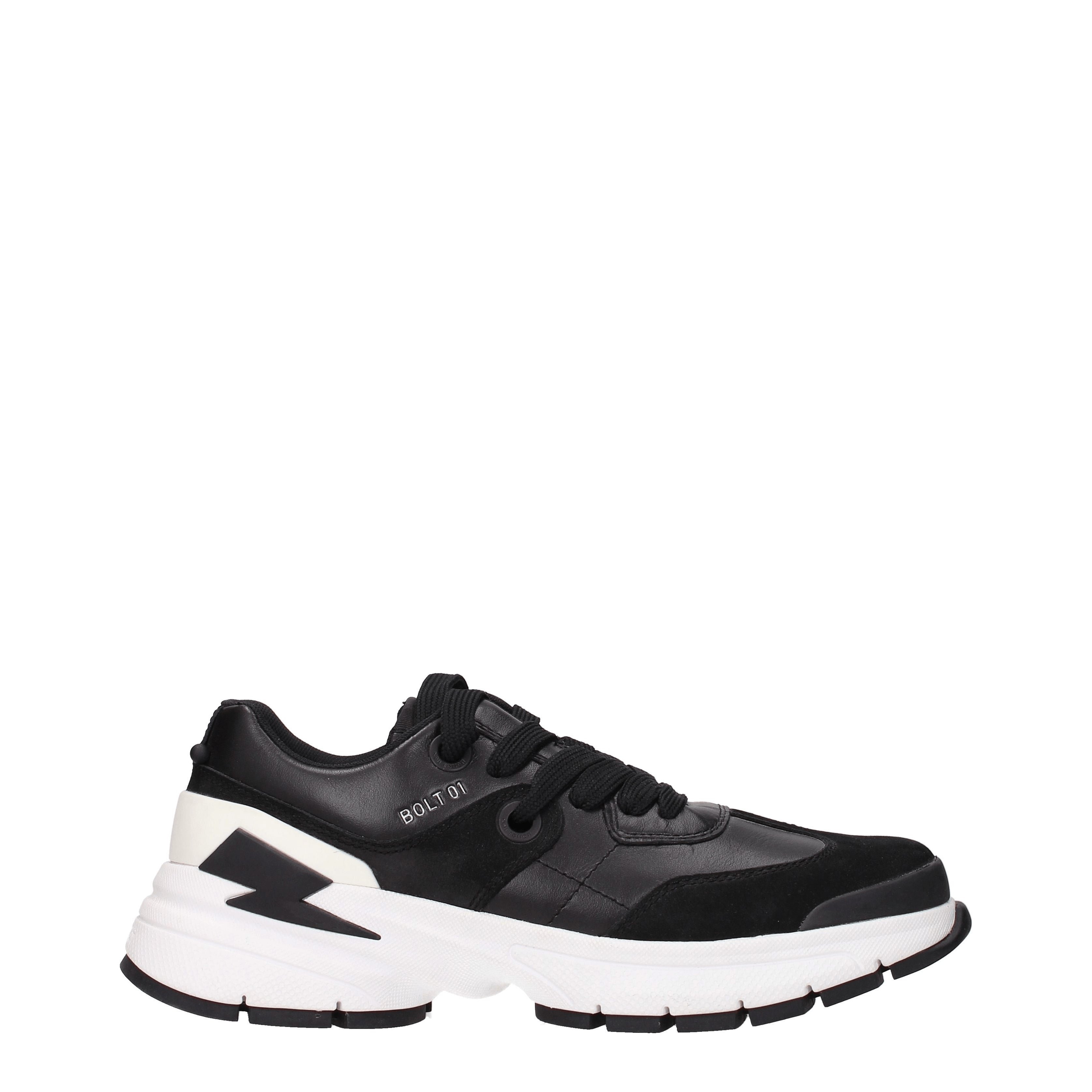 NEIL BARRETT black leather Sneaker orders