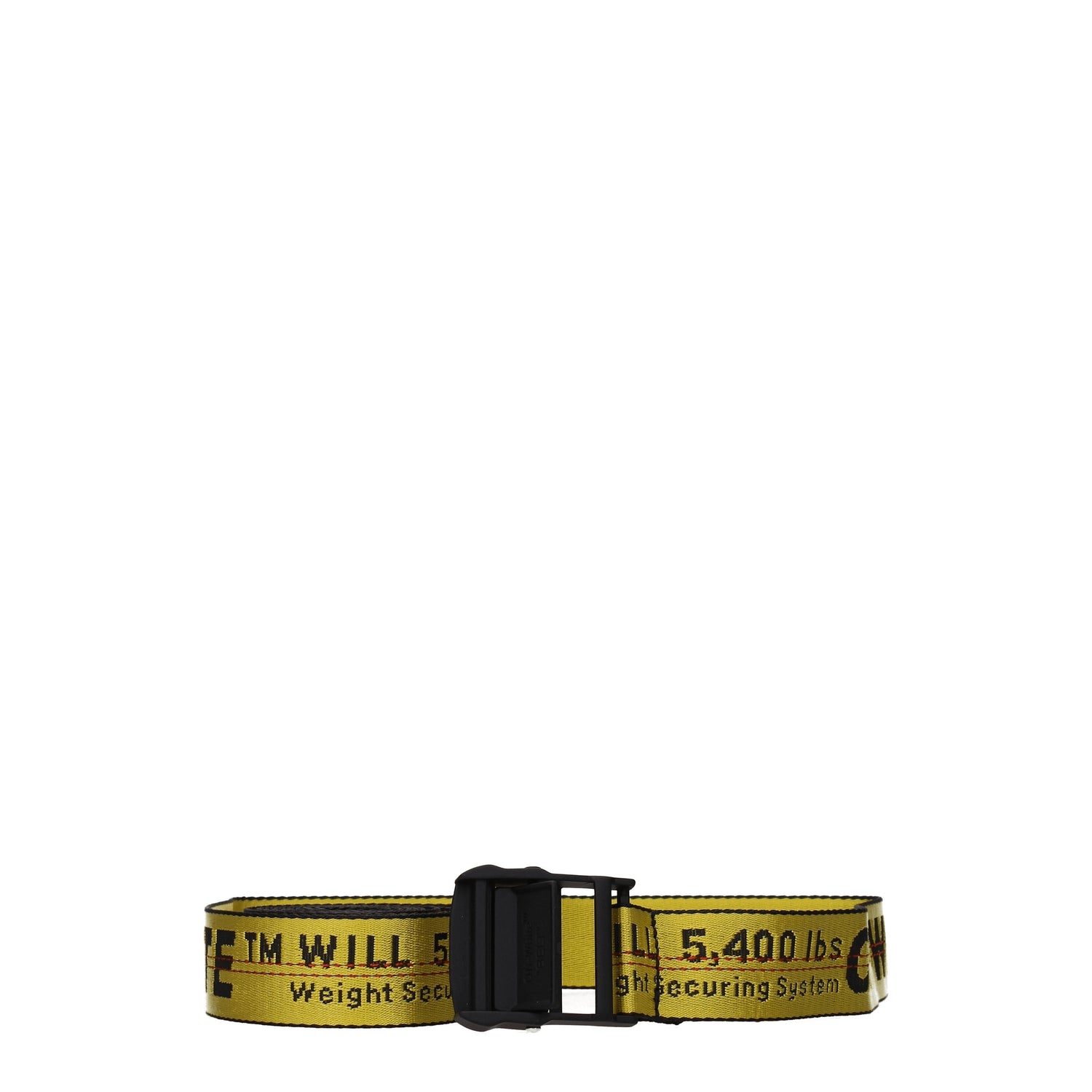 Off-White Cinture Regular Uomo Tessuto Giallo