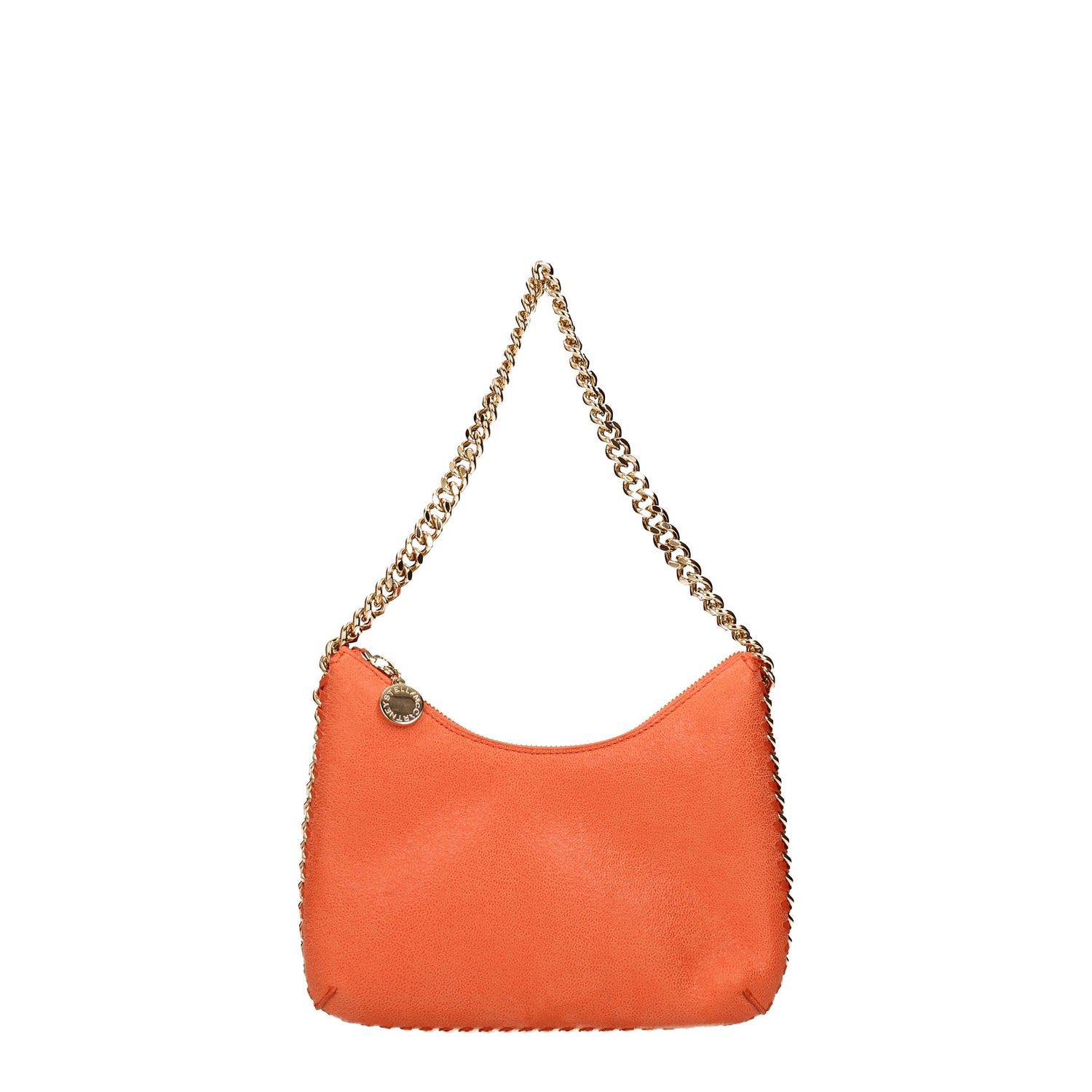 Stella McCartney Borse a Spalla falabella Donna Eco Camoscio Arancione Arancione Chiaro