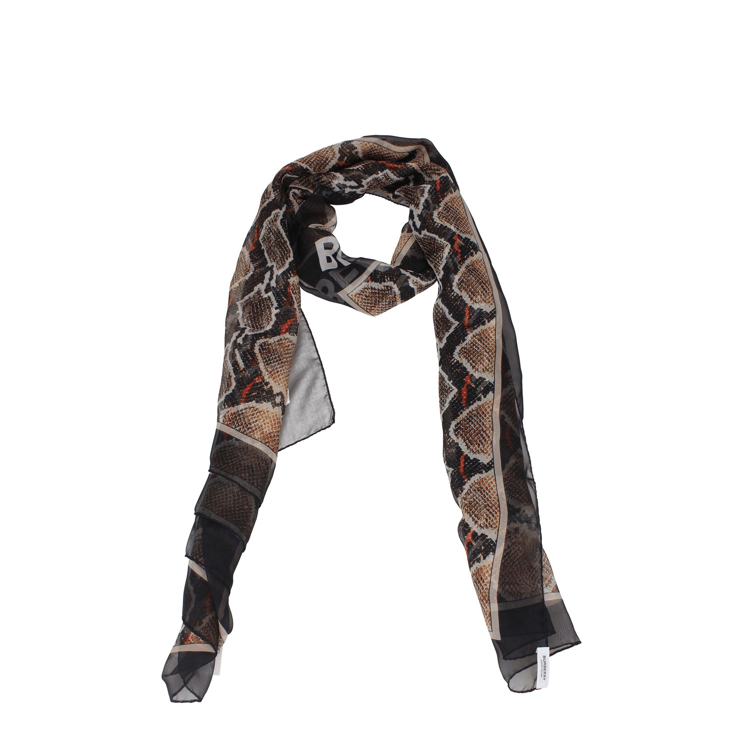 Burberry Foulard Donna Seta Multicolor