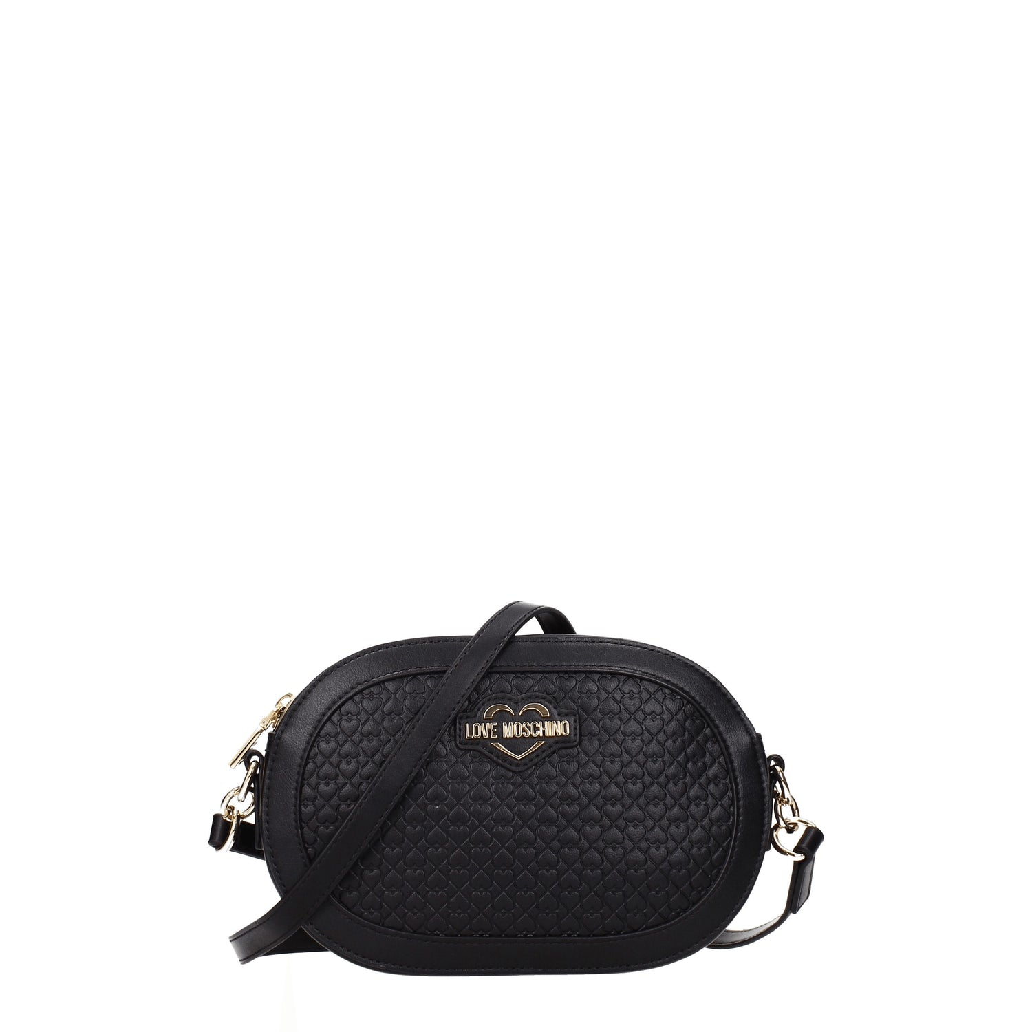 Love Moschino Borse a Tracolla Donna Poliuretano Nero