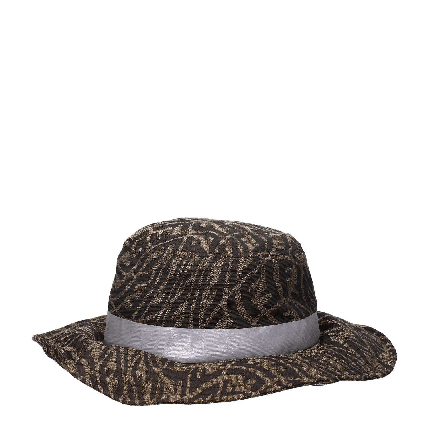 Fendi Cappelli Donna Tessuto Marrone