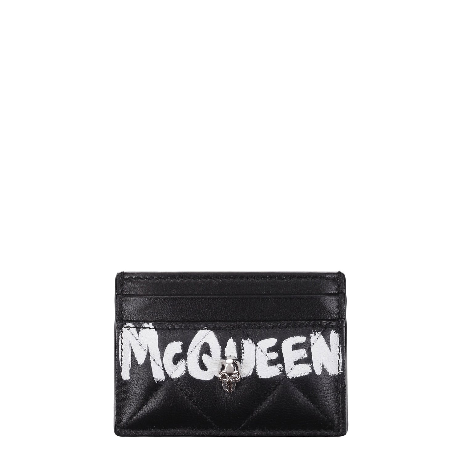 Alexander McQueen Portadocumenti Donna Pelle Nero