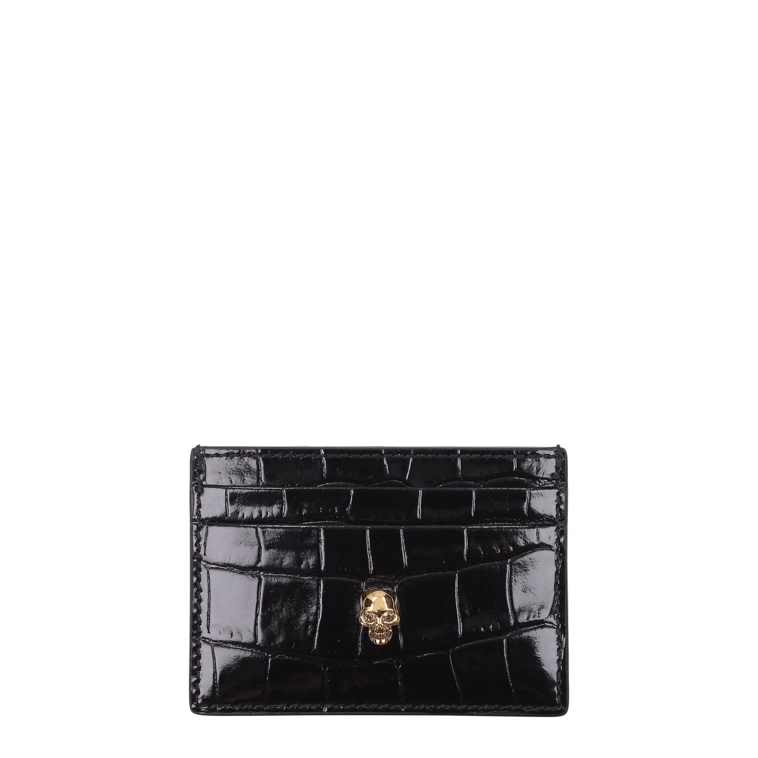 Alexander McQueen Portadocumenti Donna Pelle Nero