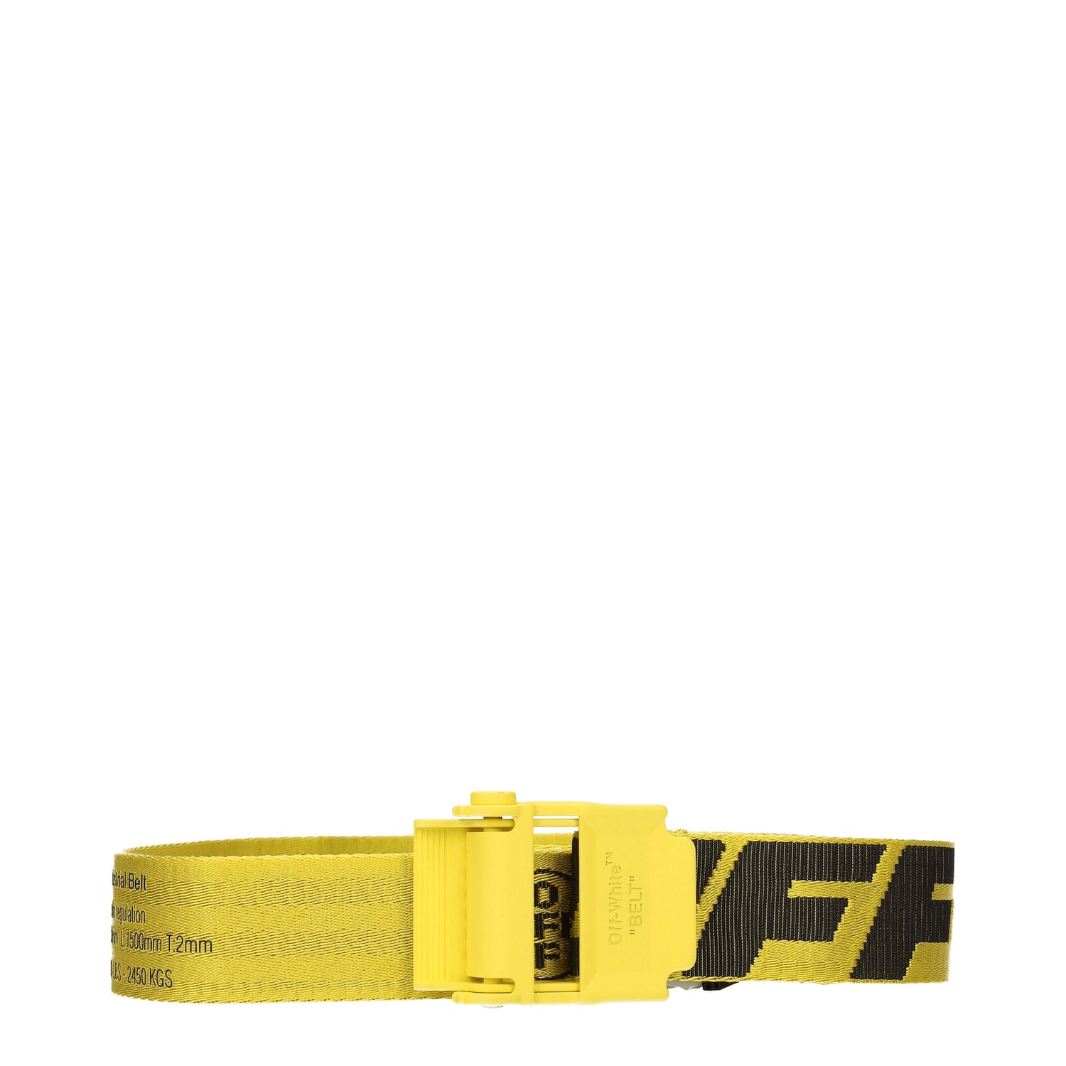 Off-White Cinture Regular Uomo Tessuto Giallo