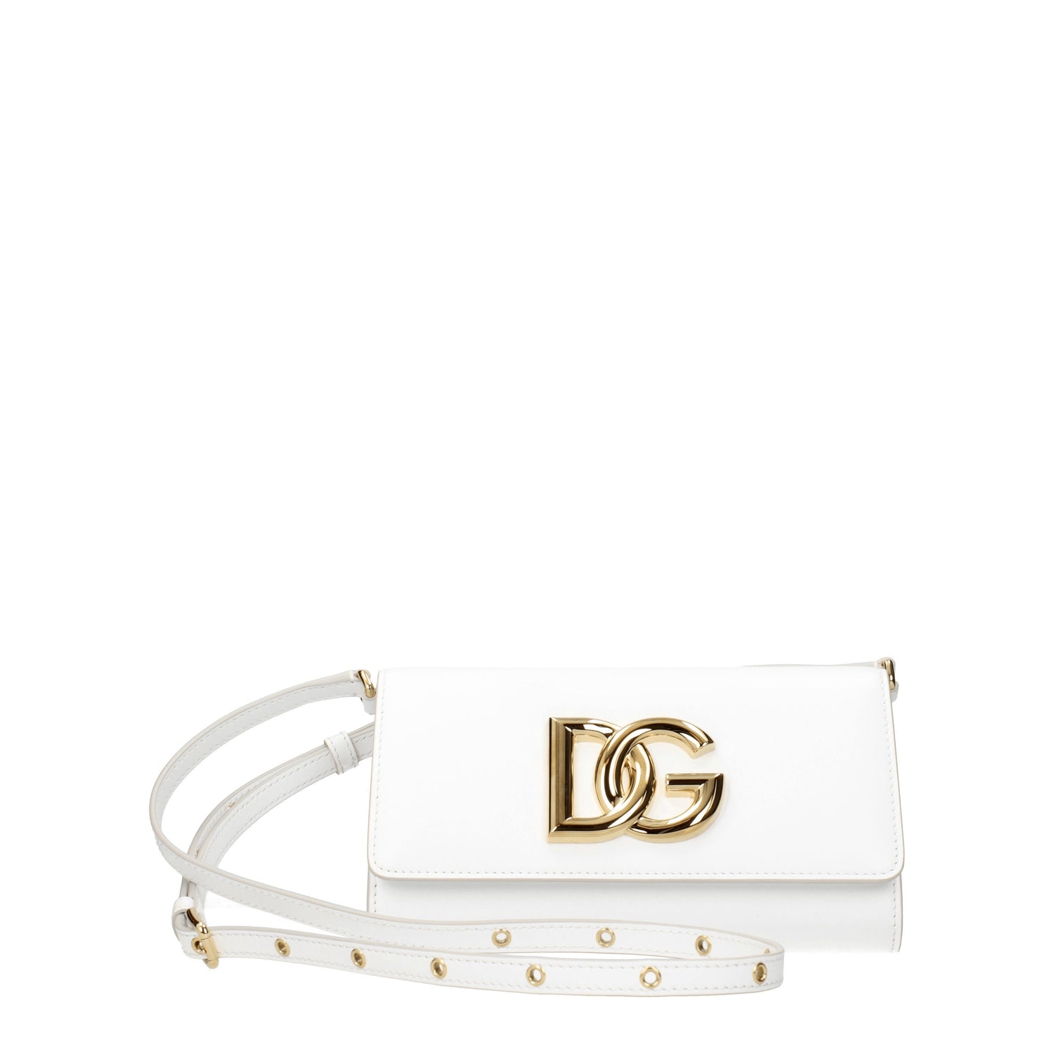 Dolce&Gabbana Pochette Donna Pelle Bianco