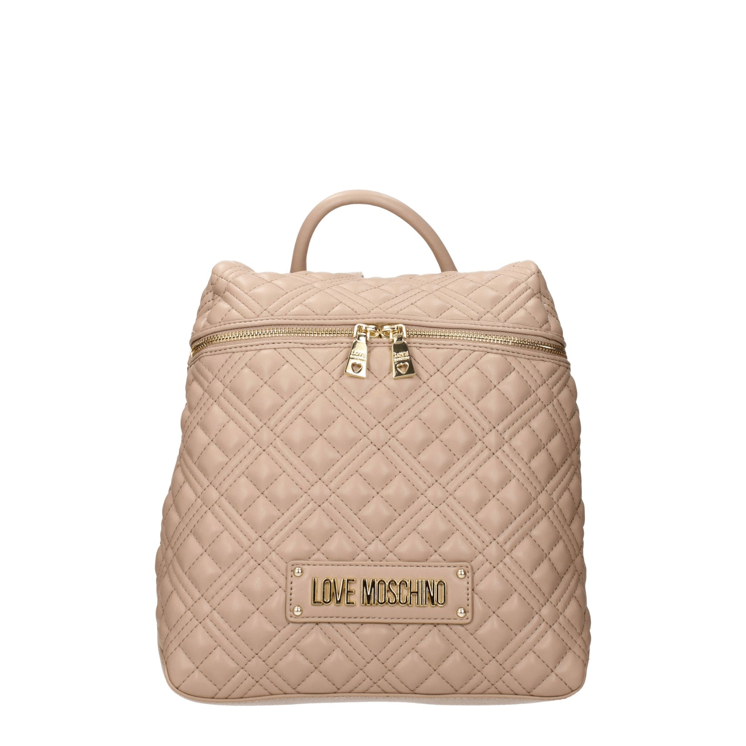 Love Moschino Zaini e Marsupi Donna Poliuretano Beige Talpa