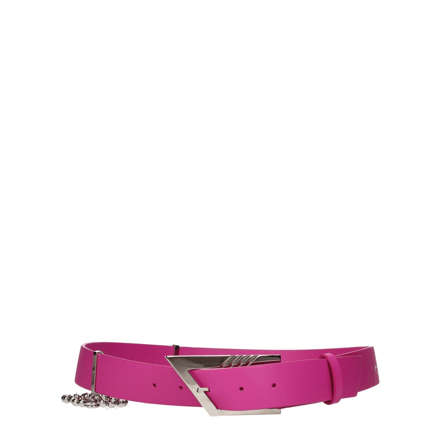 The Attico Cinture Regular Donna Pelle Fuxia