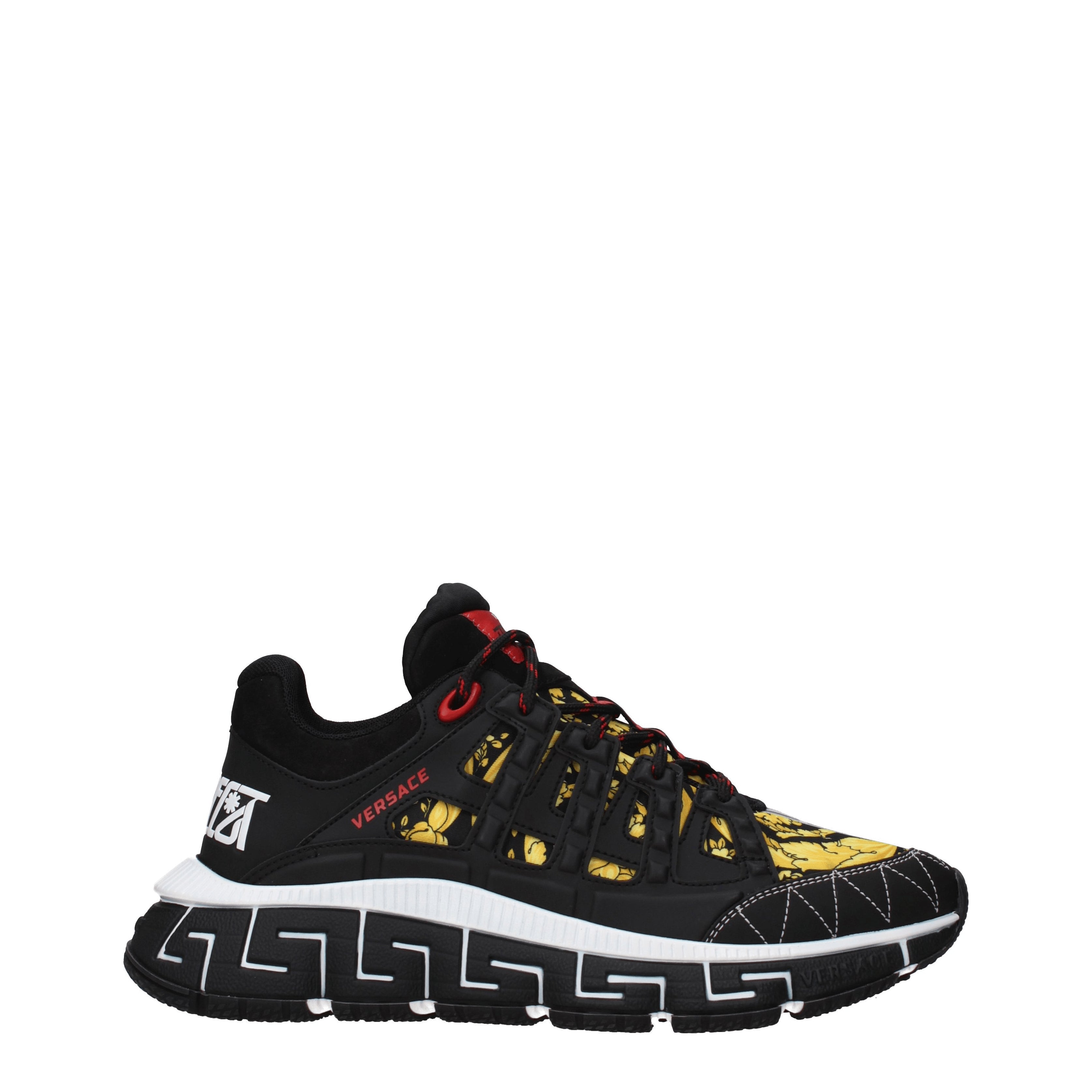 Versace Sneakers Uomo Tessuto Nero Oro B Exit B Exit top shop online