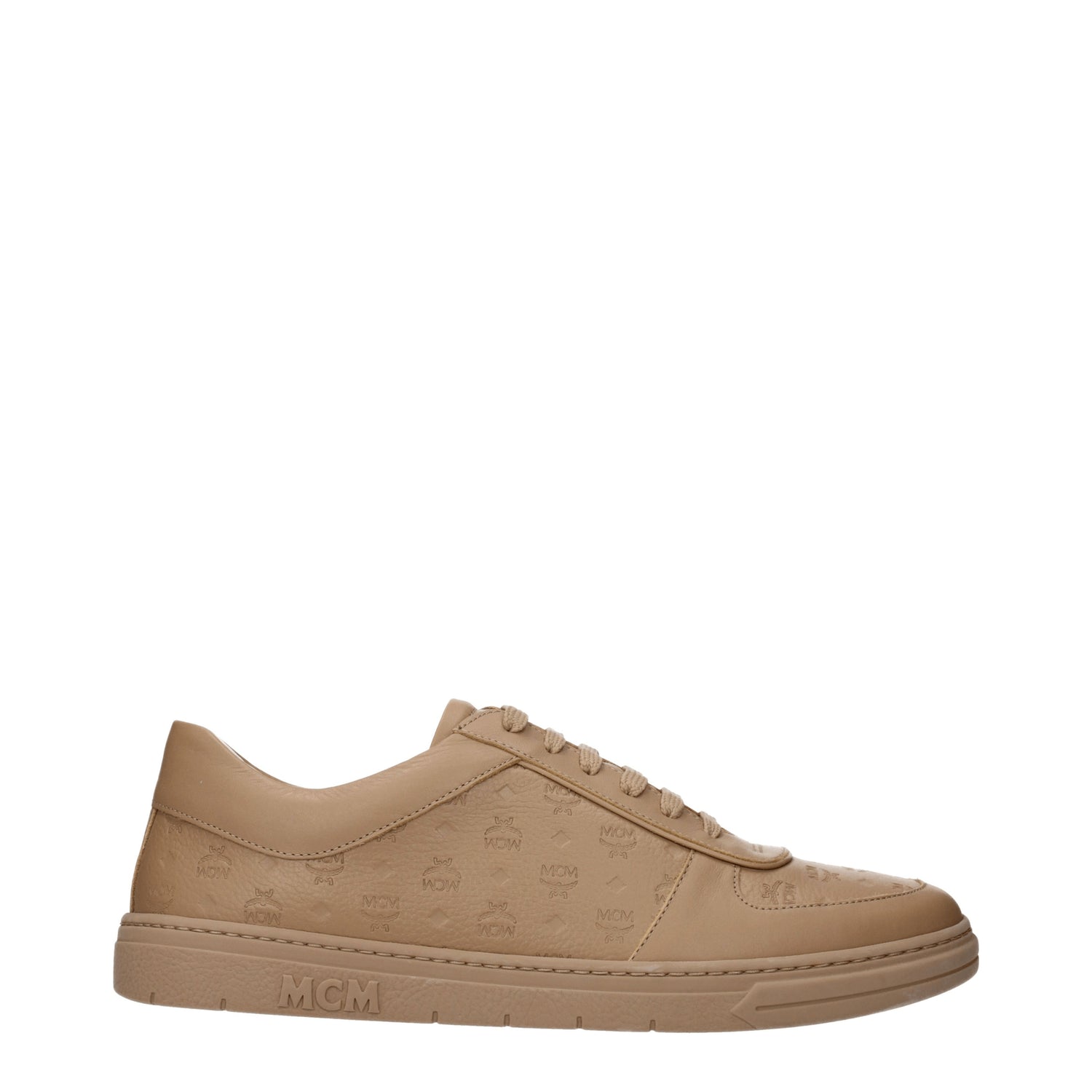 MCM Sneakers Uomo Pelle Beige