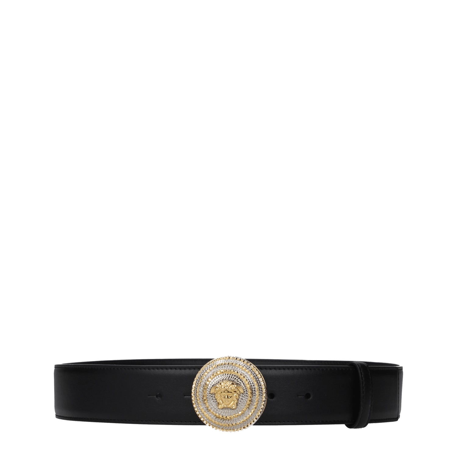 Versace Cinture Regular Uomo Pelle Nero