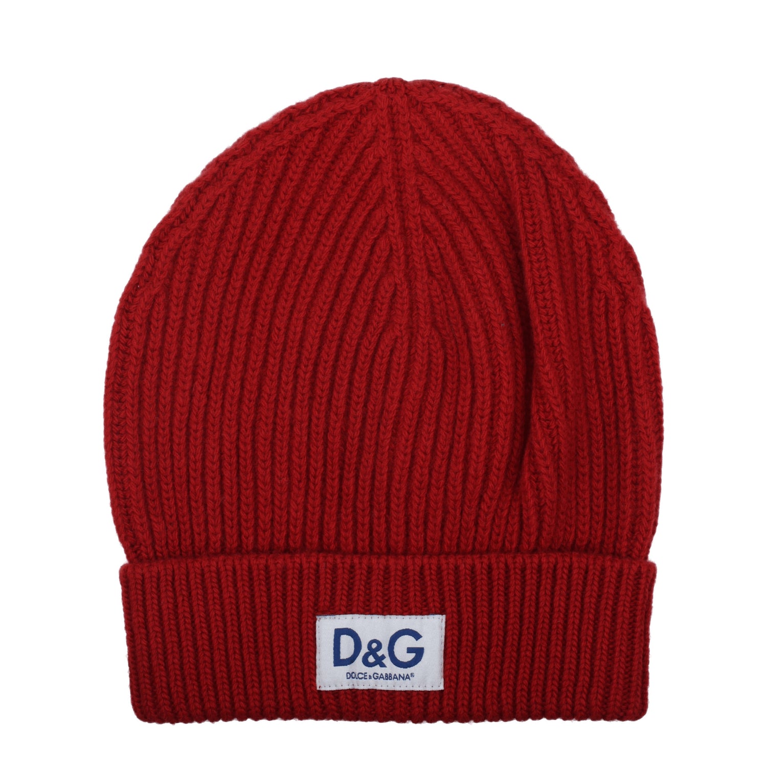 Dolce&Gabbana Cappelli Uomo Lana Vergine Rosso