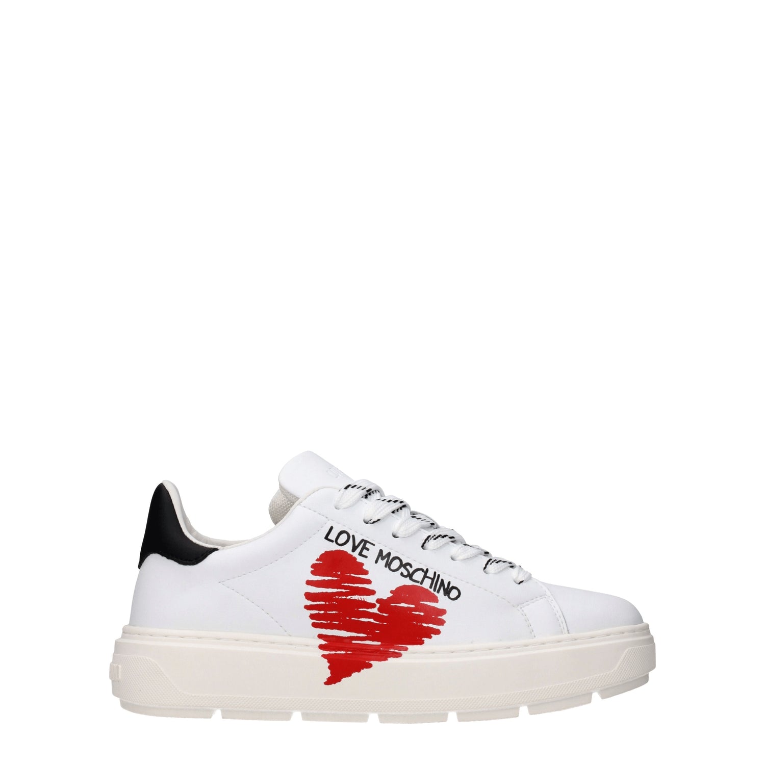 Love Moschino Sneakers Donna Pelle Bianco