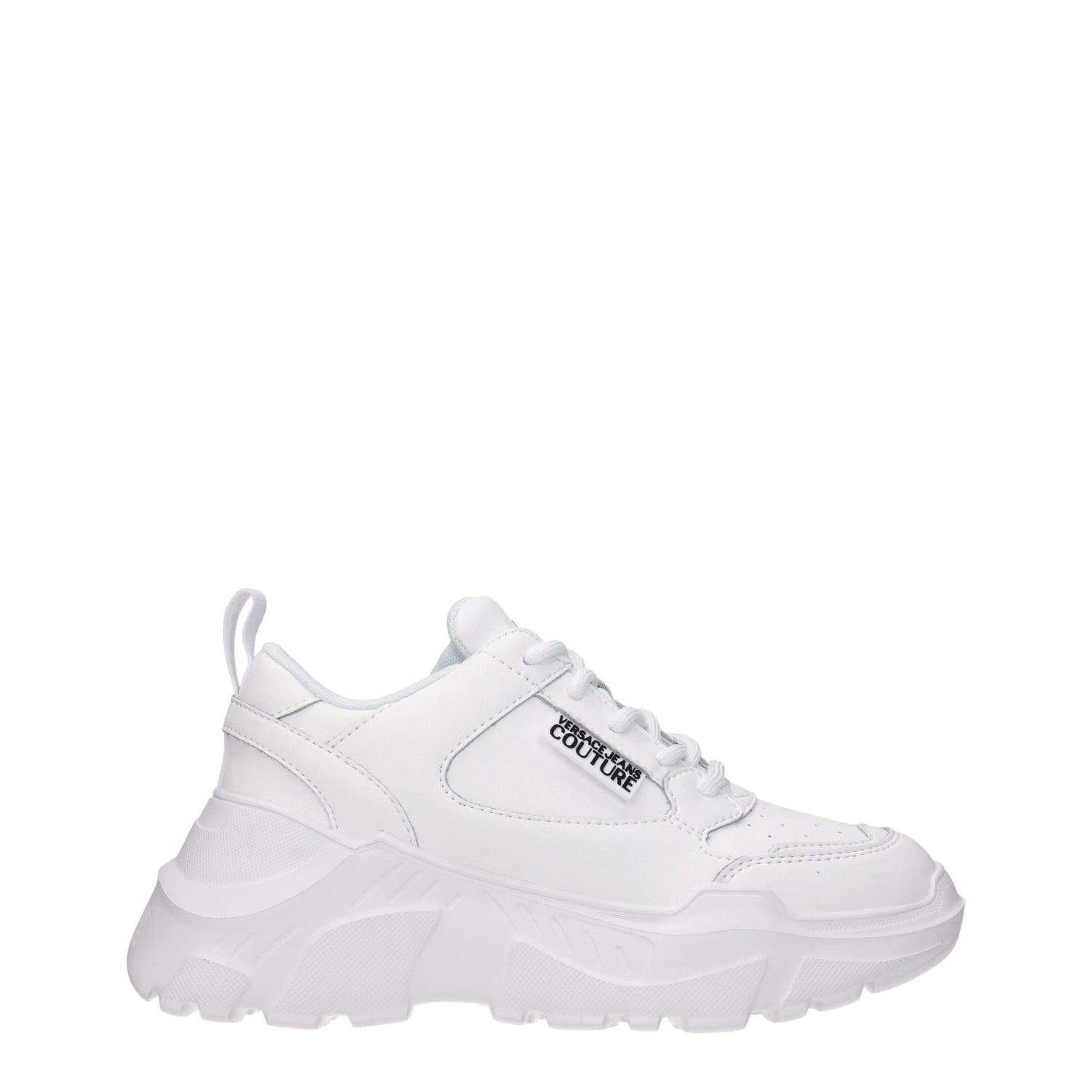 Versace Jeans Sneakers couture Donna Pelle Bianco