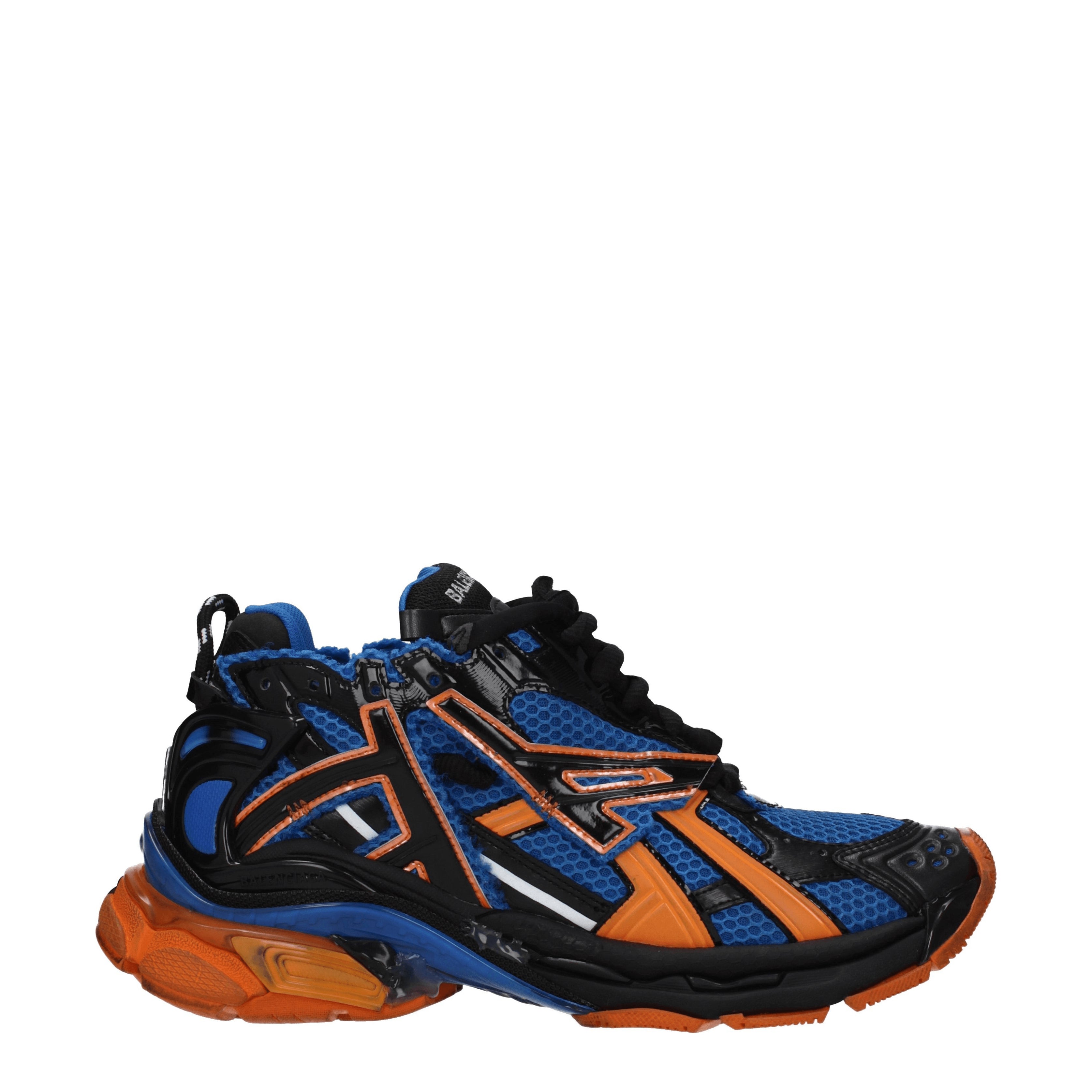 Balenciaga Sneakers Homme Tissu Bleu Orange B Exit B Exit top shop online