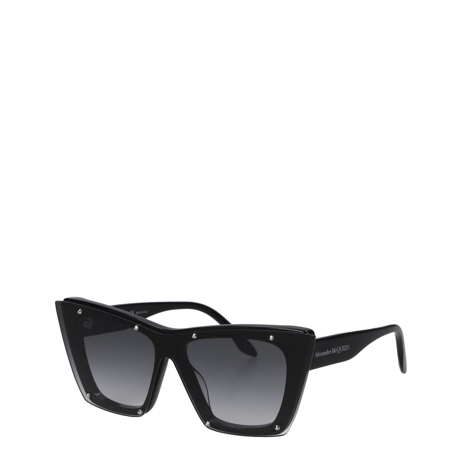 Alexander McQueen Occhiali da Sole Donna Acetato Nero