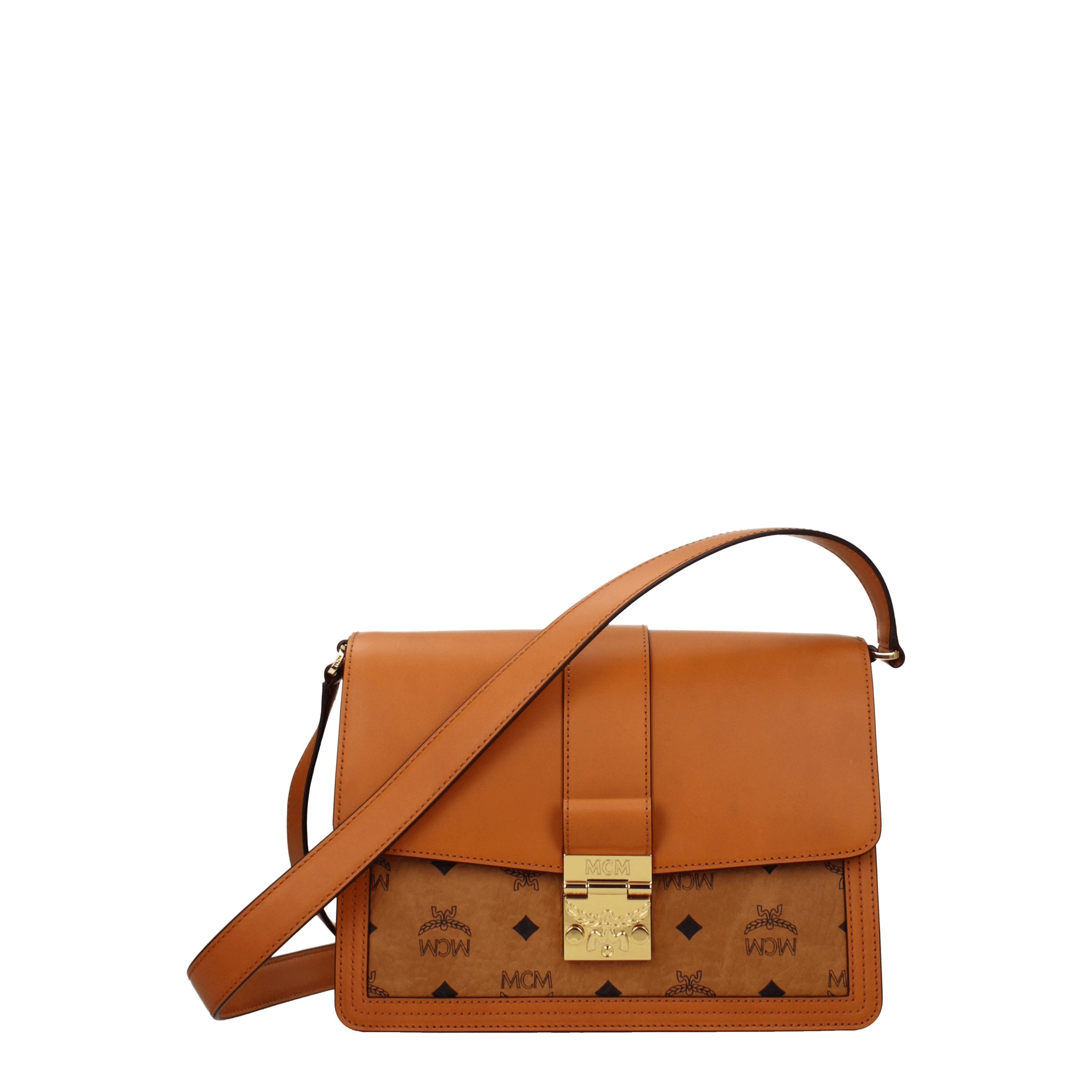 MCM Crossbody Bags Women Leather Brown B Exit B Exit top shop online