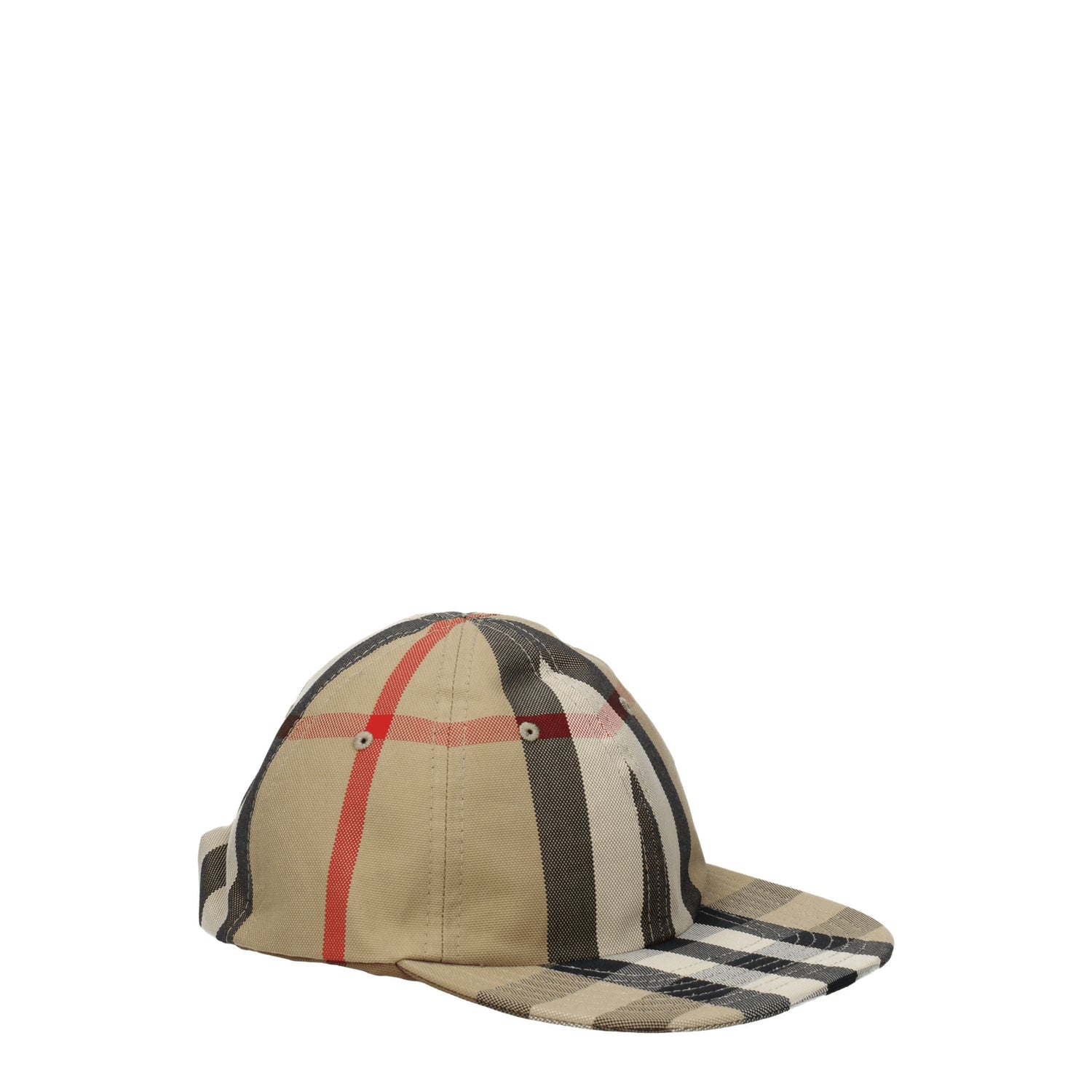 Burberry Cappelli Uomo Cotone Beige Marrone