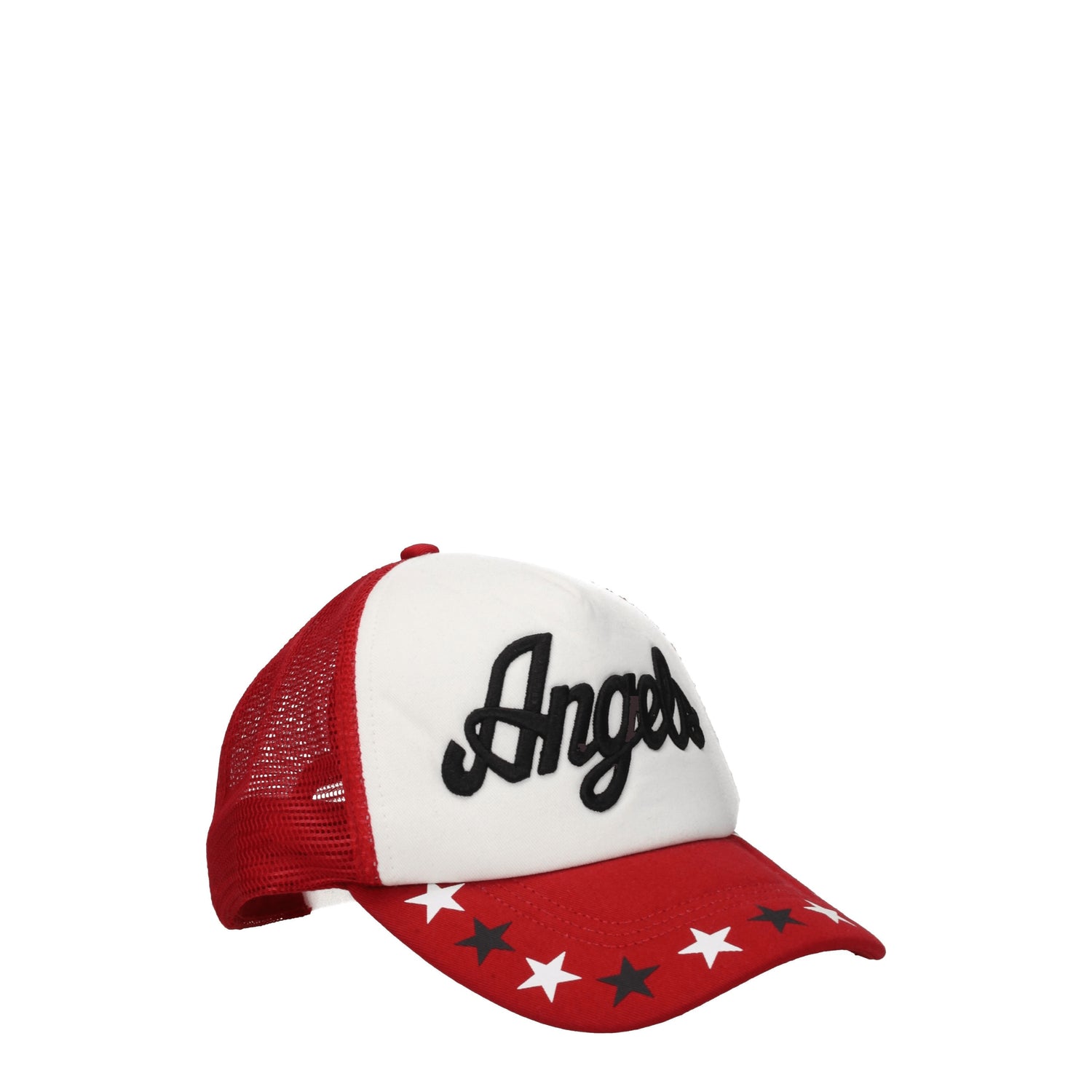 Palm Angels Cappelli Donna Cotone Rosso Nero