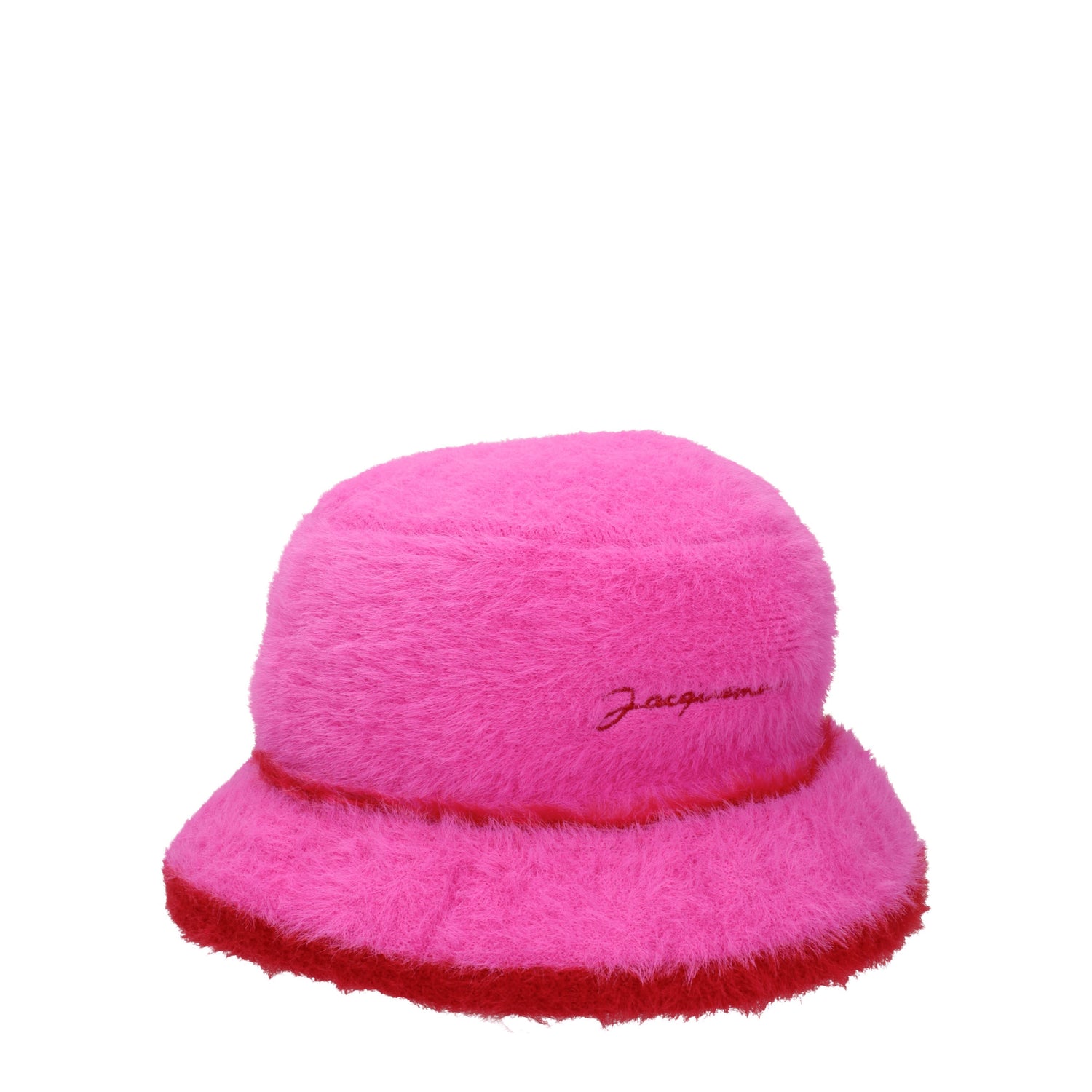 Jacquemus Cappelli le bob neve Donna Poliammide Rosa Rosso