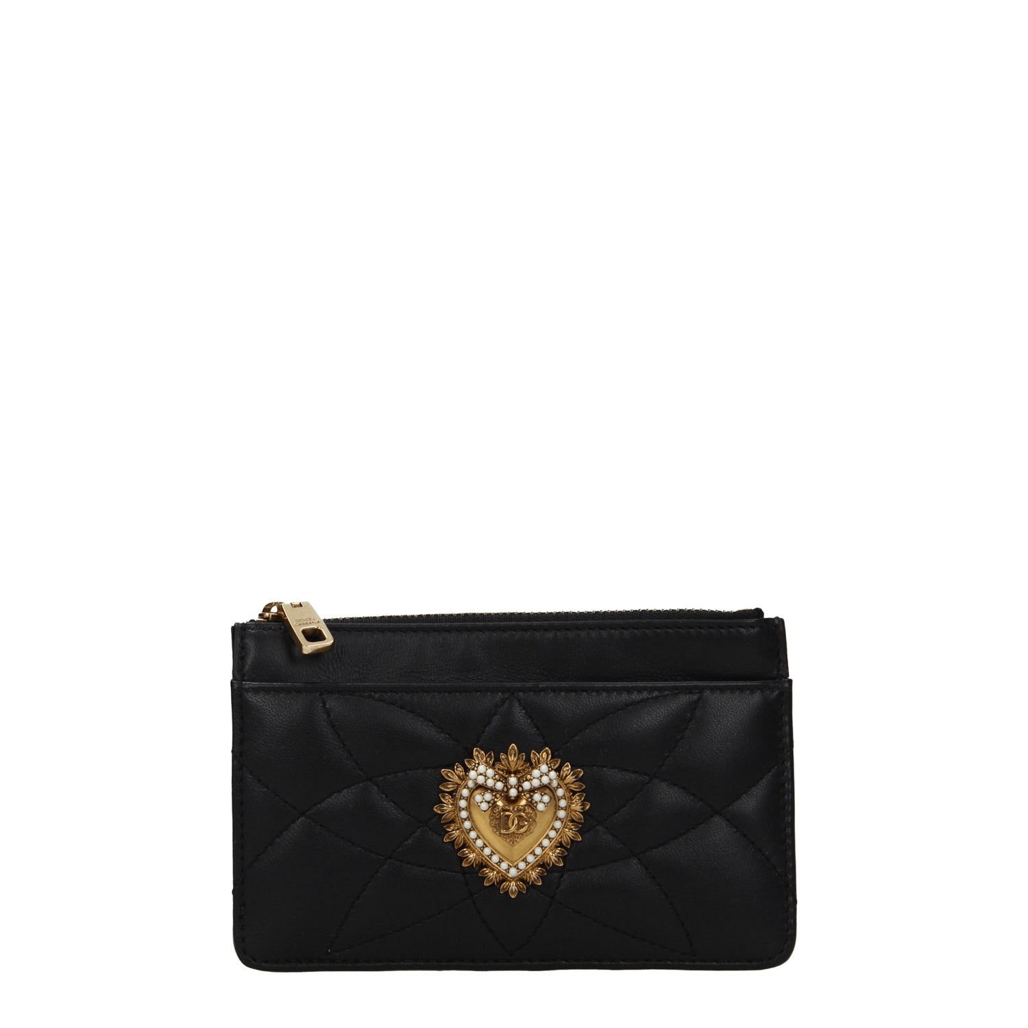 Dolce&Gabbana Portadocumenti devotion Donna Pelle Nero