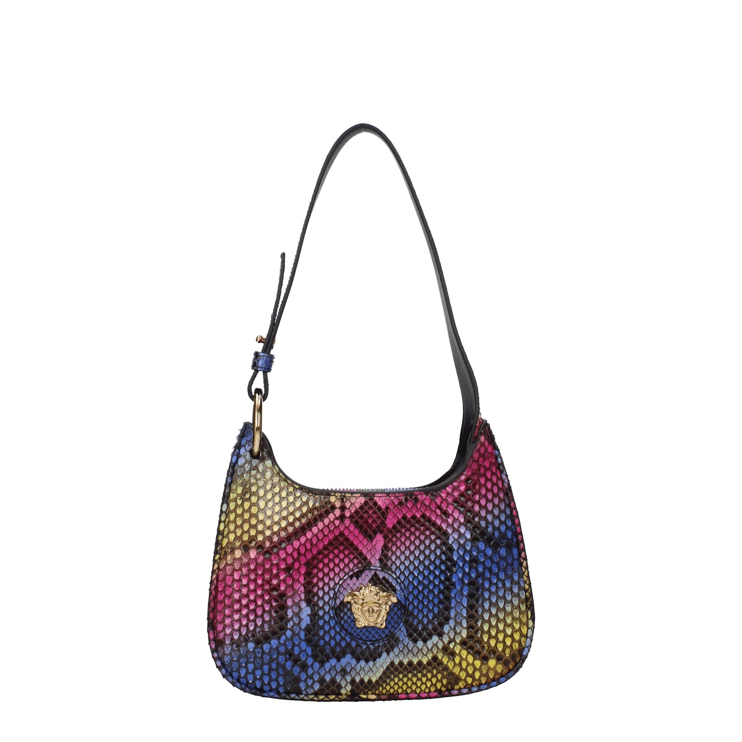 Versace Borse a Tracolla Donna Pelle di Pitone Multicolor