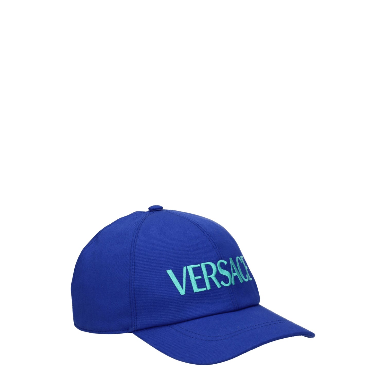 Versace Cappelli Donna Cotone Blu Turchese