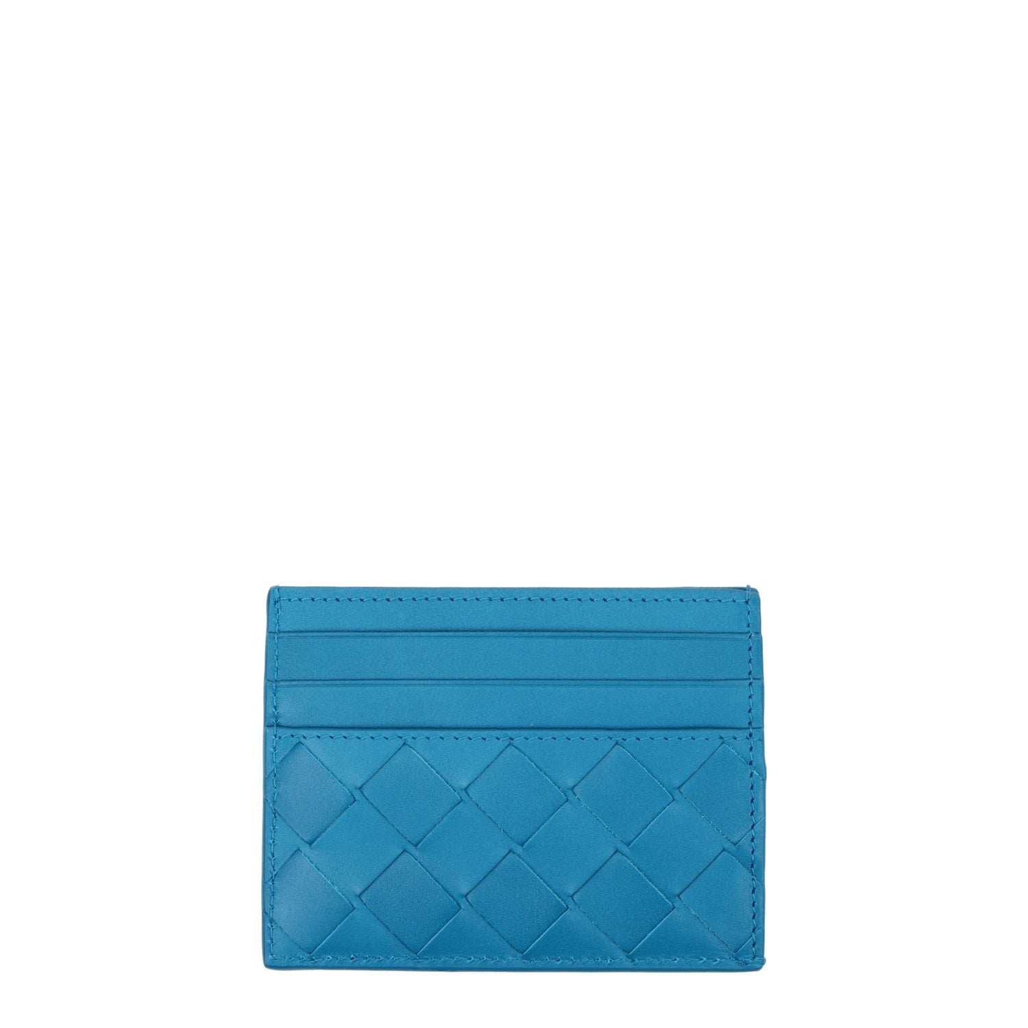 Bottega Veneta Portadocumenti Uomo Pelle Blu Mare