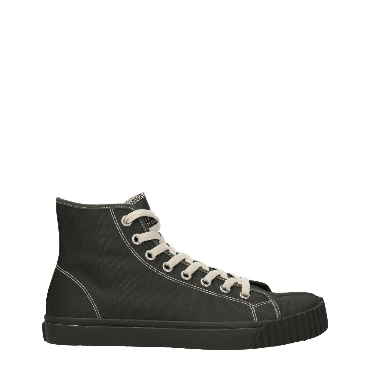 Maison Margiela Sneakers Uomo Tessuto Verde