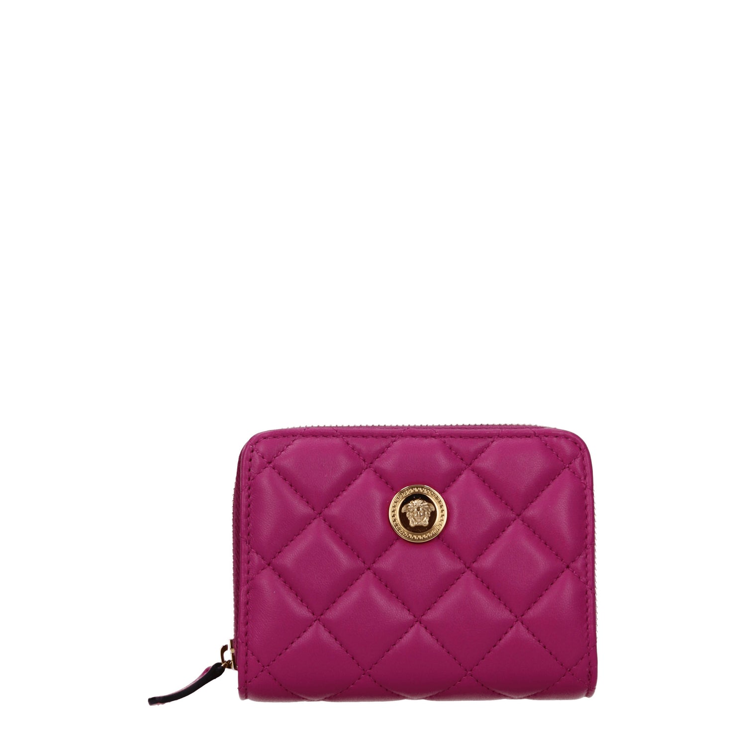 Versace Portafogli Donna Pelle Fuxia Orchidea