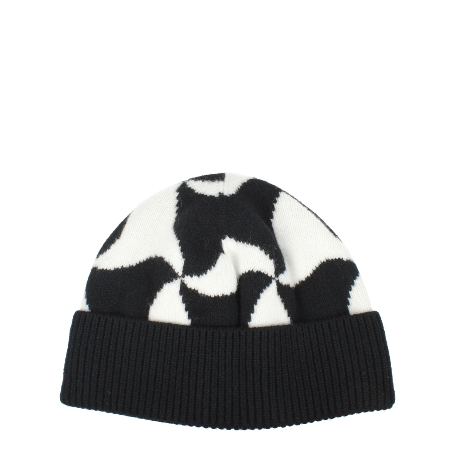 Bottega Veneta Cappelli wavy triangle Uomo Lana Nero Bianco