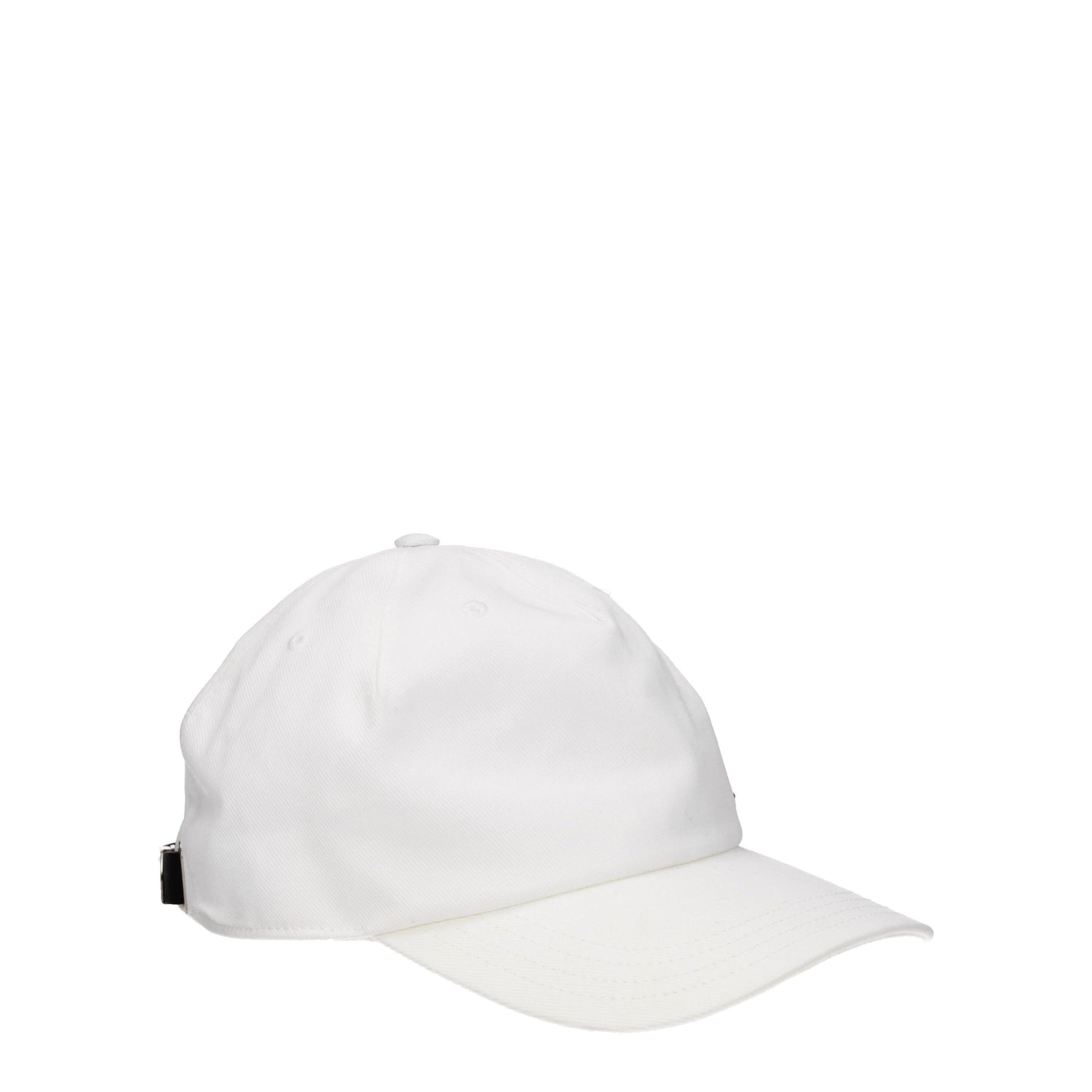 Alexander McQueen Cappelli Uomo Cotone Bianco Nero