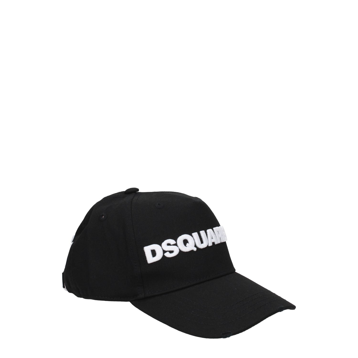 Dsquared2 Cappelli Uomo Cotone Nero Bianco