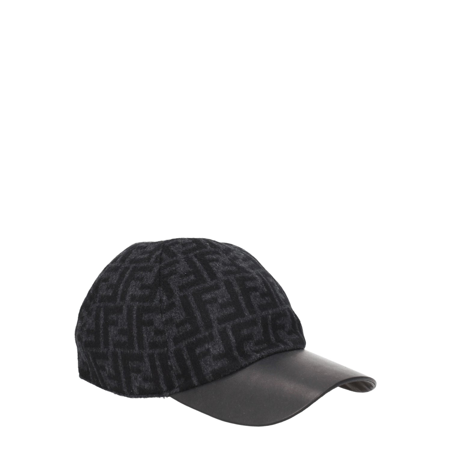 Fendi Cappelli Uomo Lana Grigio Antracite