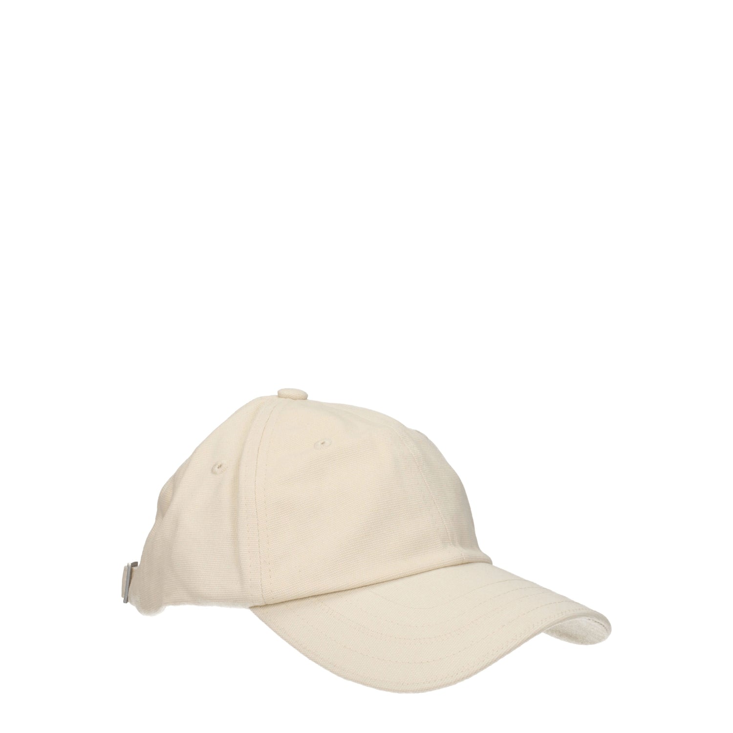 Jacquemus Cappelli la casquette Uomo Cotone Bianco Bianco Sporco