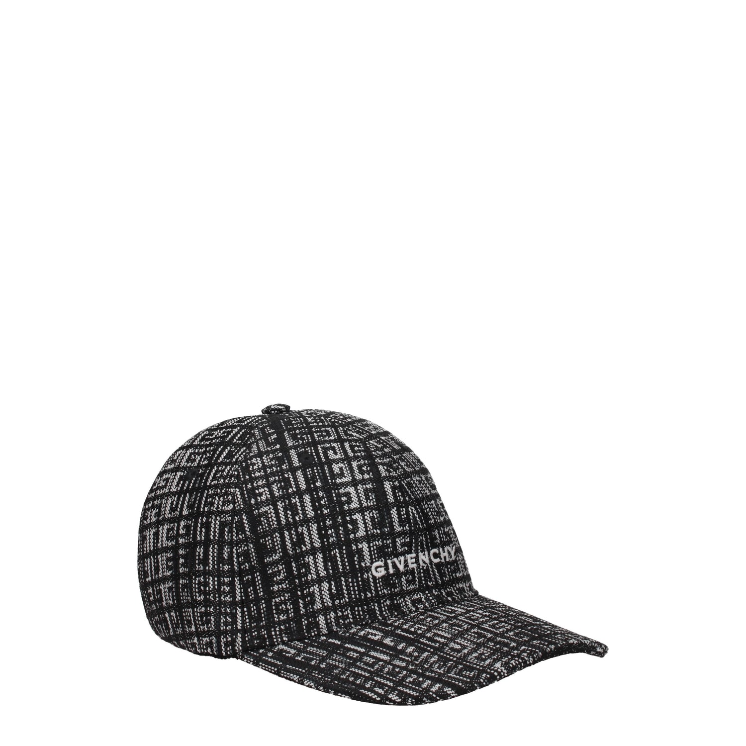 Givenchy Cappelli Uomo Poliestere Nero Bianco Sporco