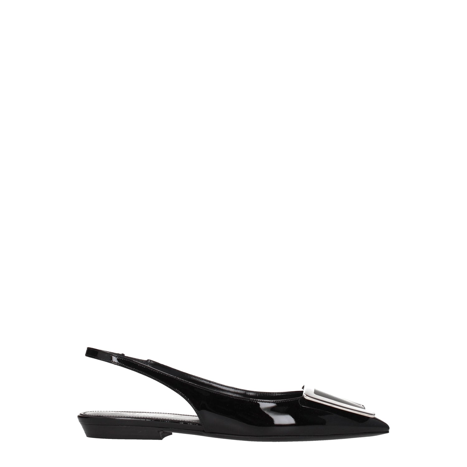 Saint Laurent Sandali Donna Vernice Nero