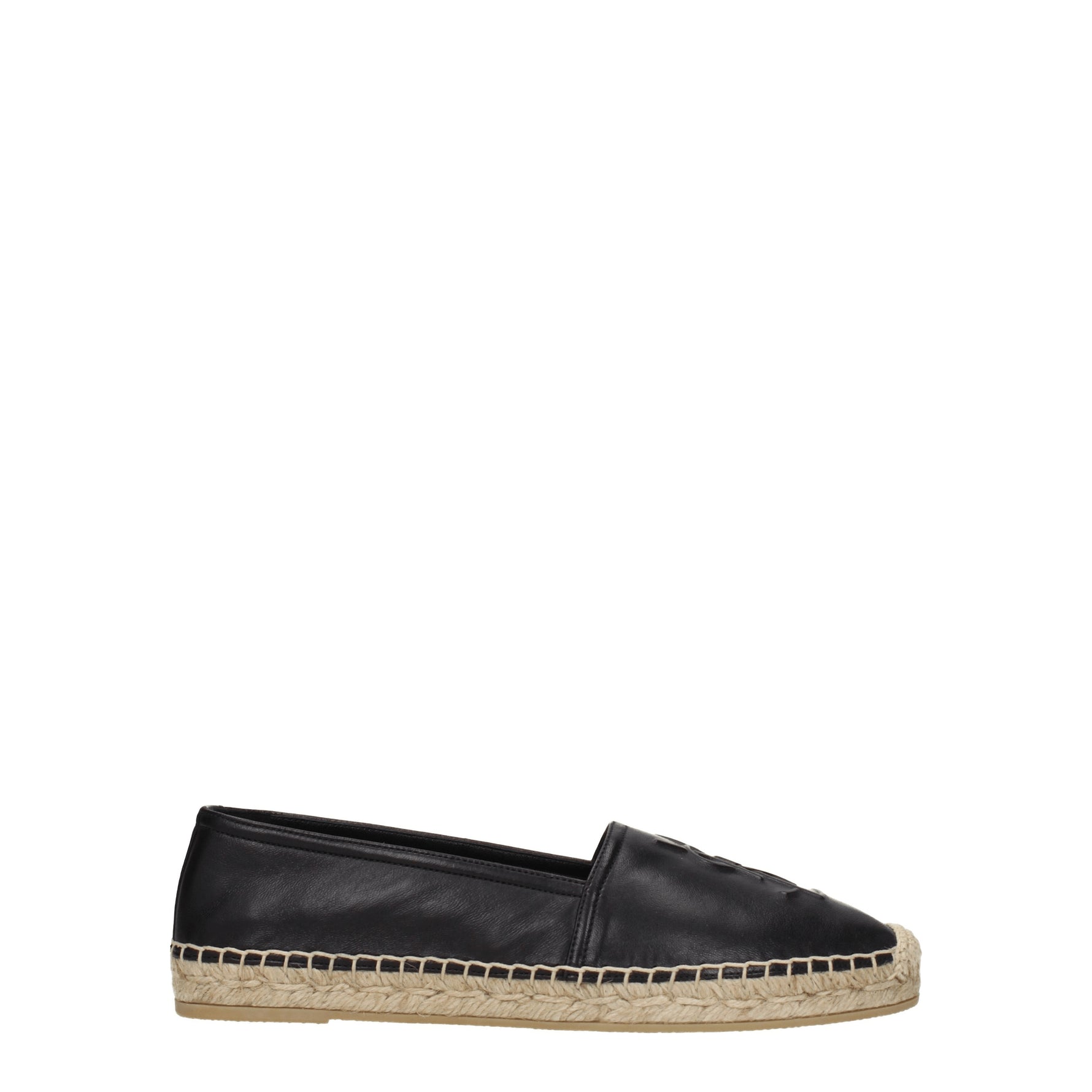 Saint Laurent Espadrillas Donna Pelle Nero